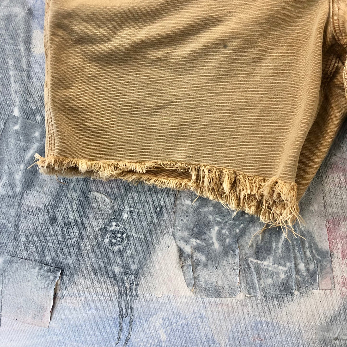 Vintage Carhartt Custom Crop Carpenter Jean Short W40