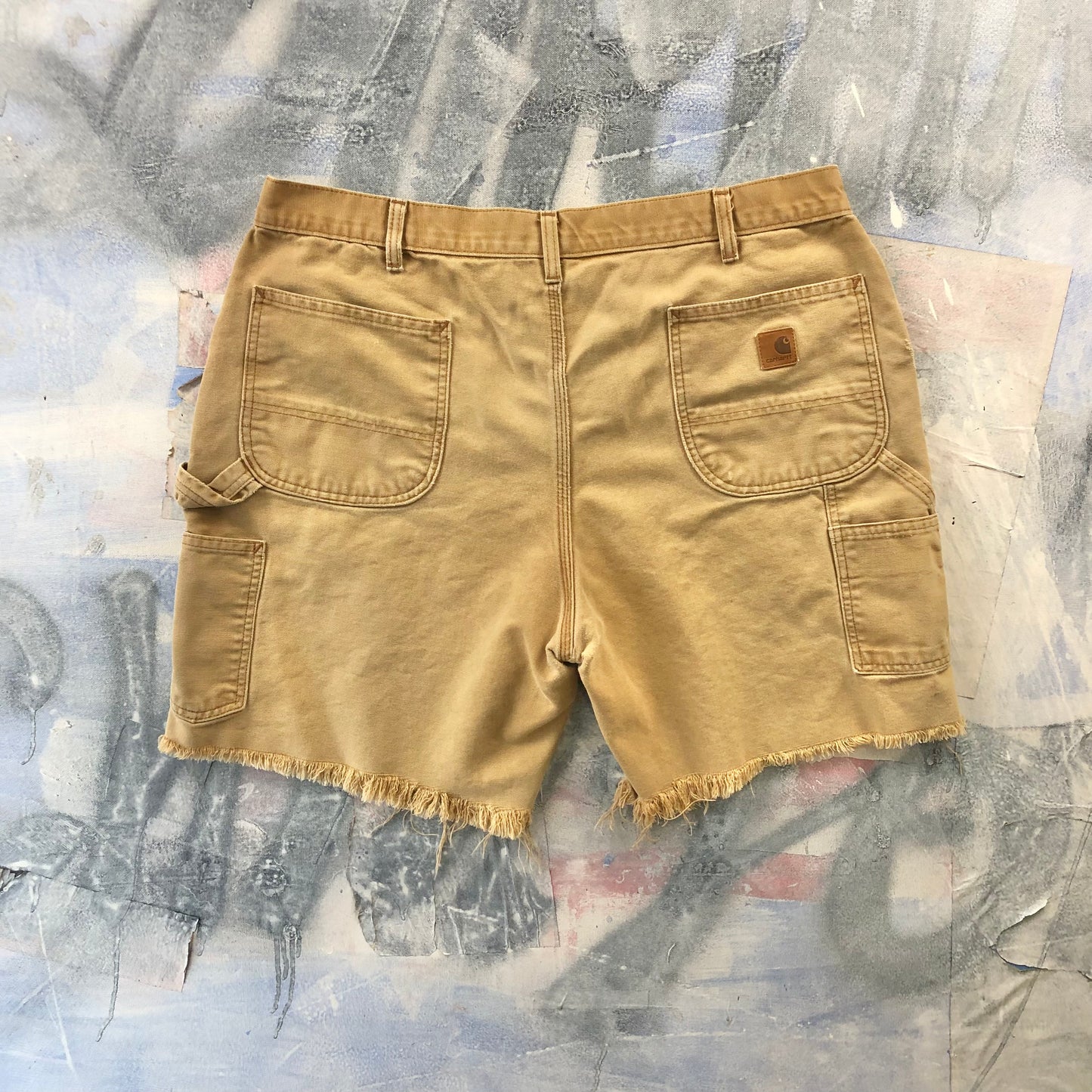 Vintage Carhartt Custom Crop Carpenter Jean Short W40