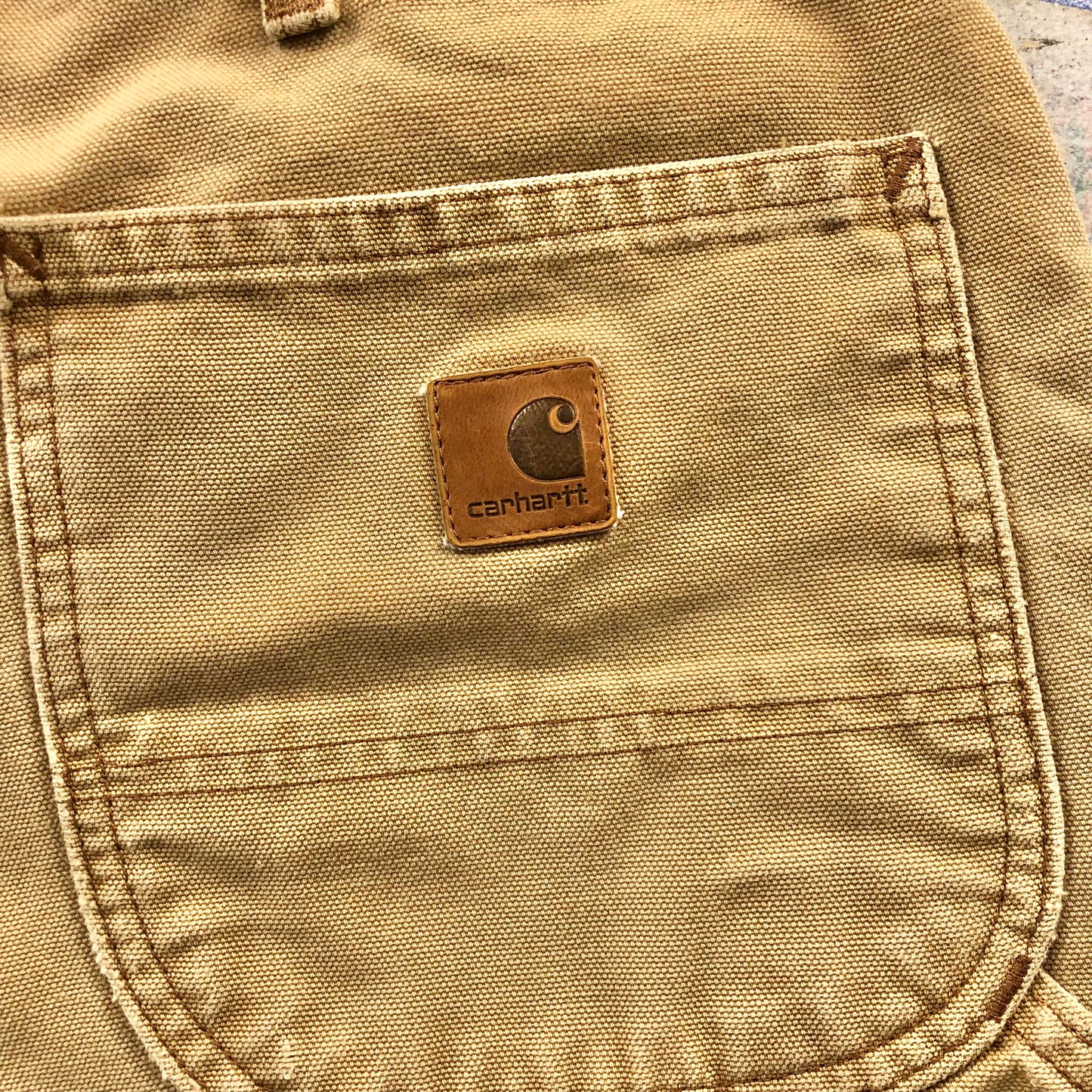 Vintage Carhartt Custom Crop Carpenter Jean Short W40