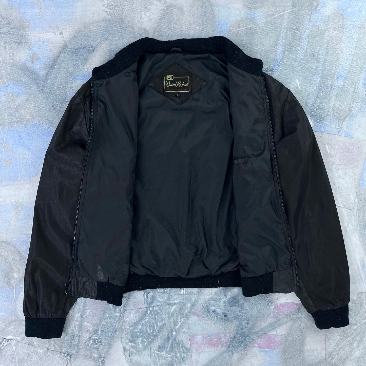 Vintage Carrera Porsche Bomber Zip Jacket L