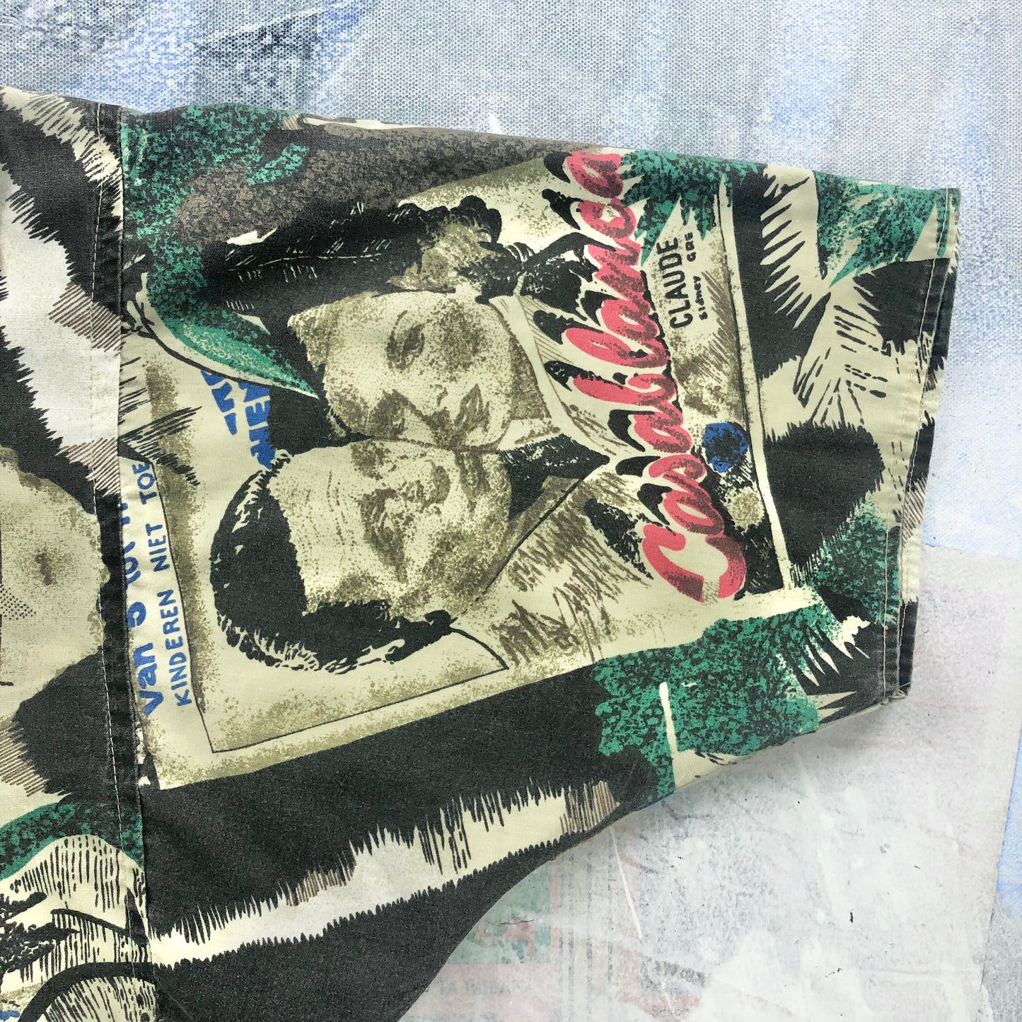 Vintage Casablanca AOP Marocco Button Shirt S