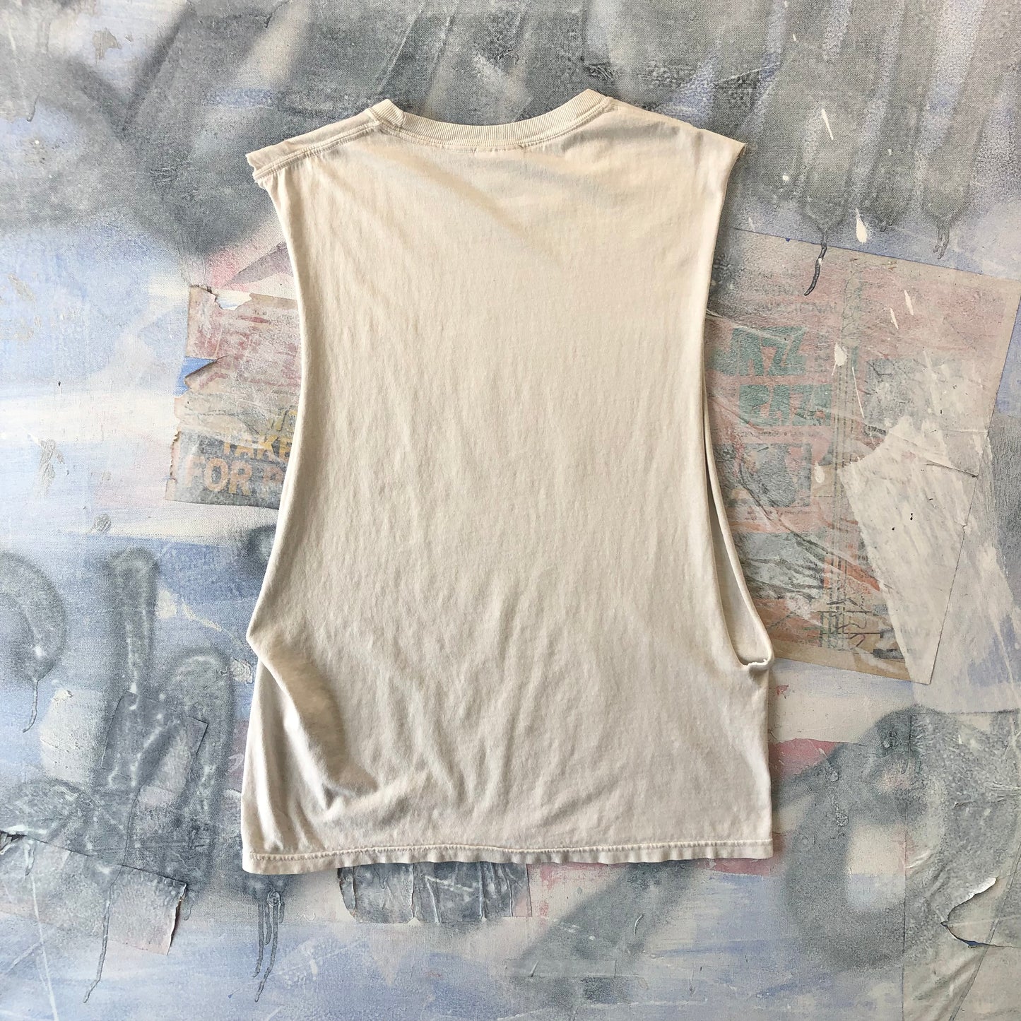 Vintage Living With Lions Tank Top T Shirt M