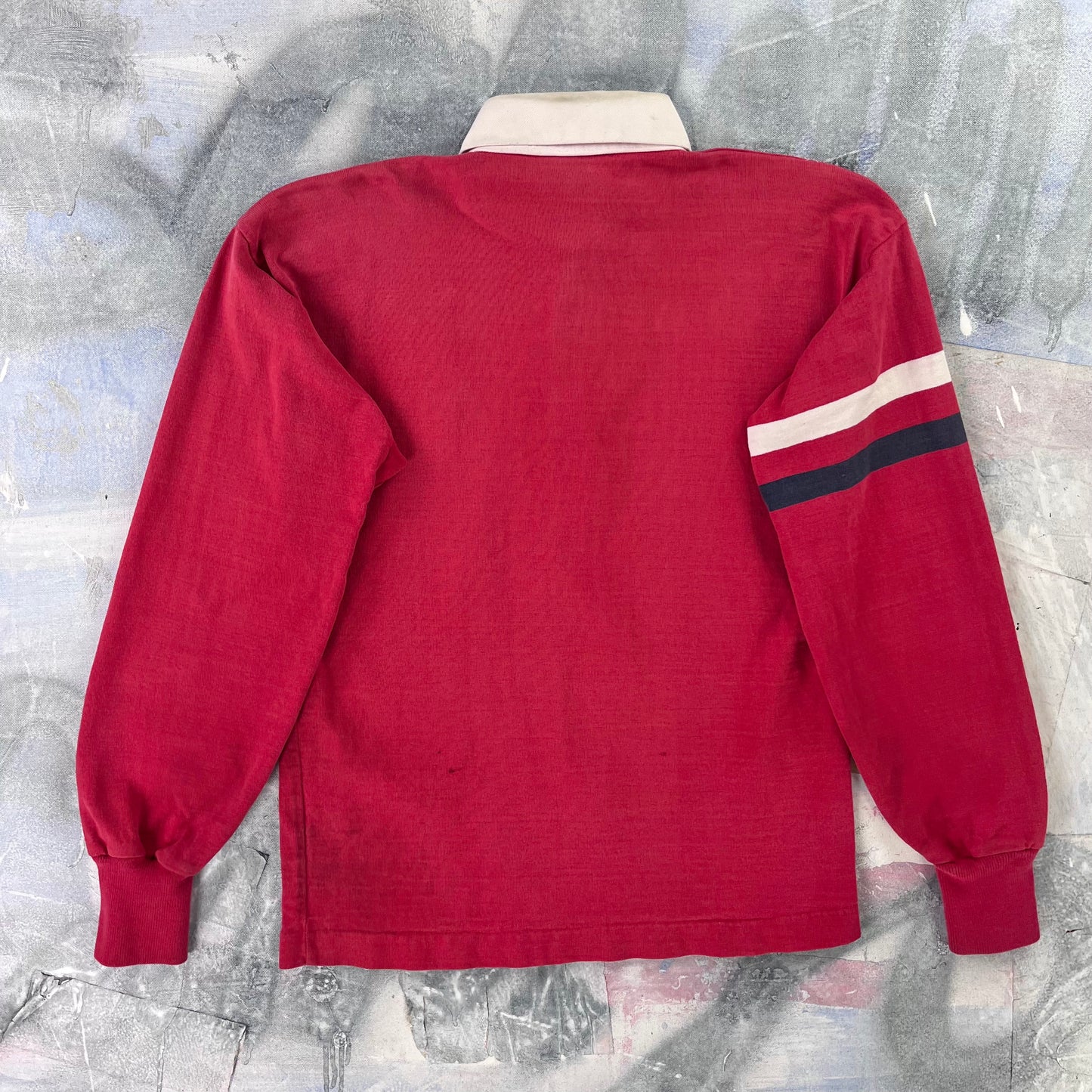 Vintage 90s USA Rugby Football Union Long Sleeve Polo Shirt M