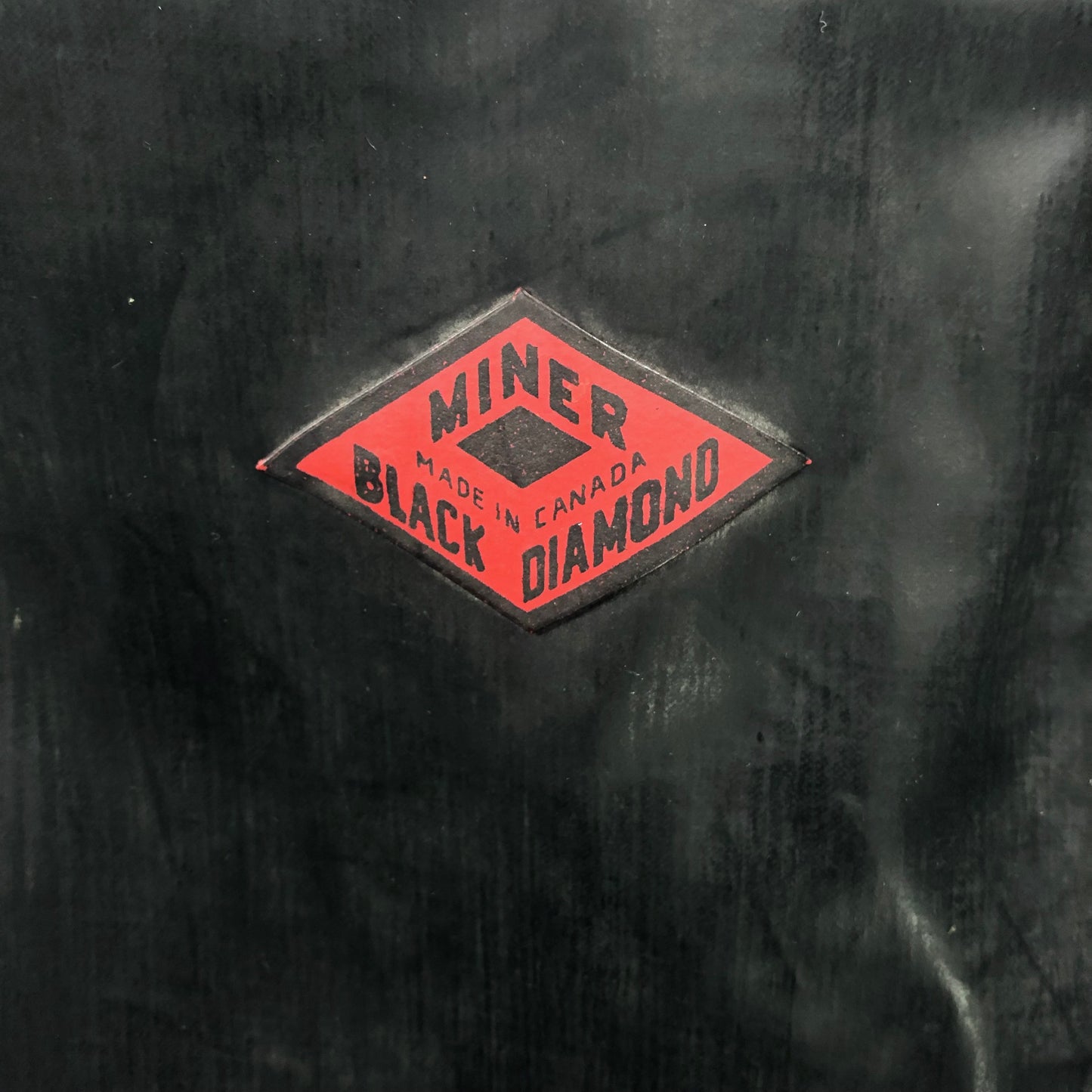 Vintage Black Diamond Fisherman Leather Utility Button Jacket M