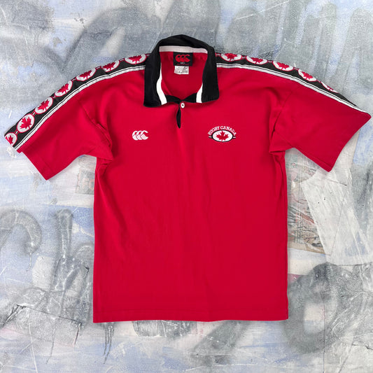 Canterbury Team Canada Rugby Polo Shirt L
