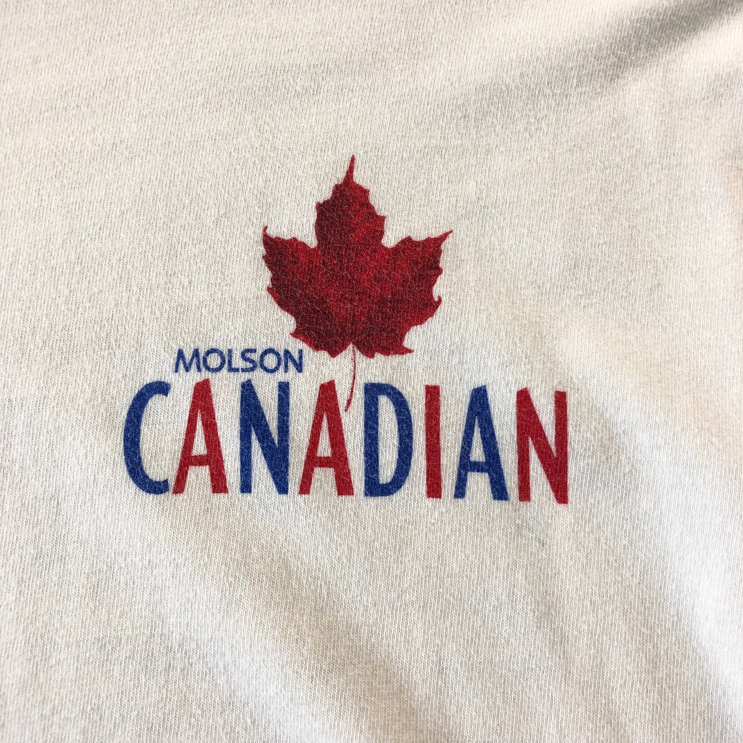 Vintage 90s Molson I Am Canadian T Shirt XL