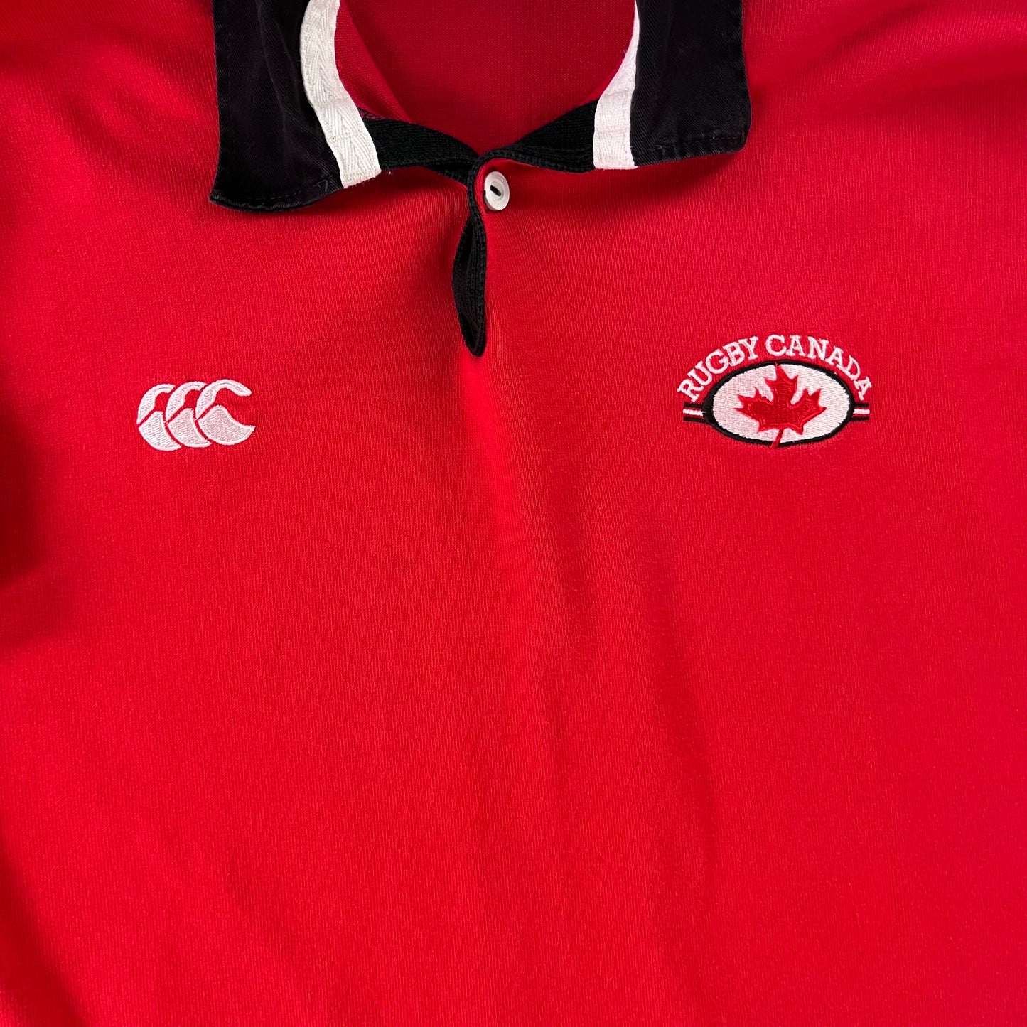 Canterbury Team Canada Rugby Polo Shirt L