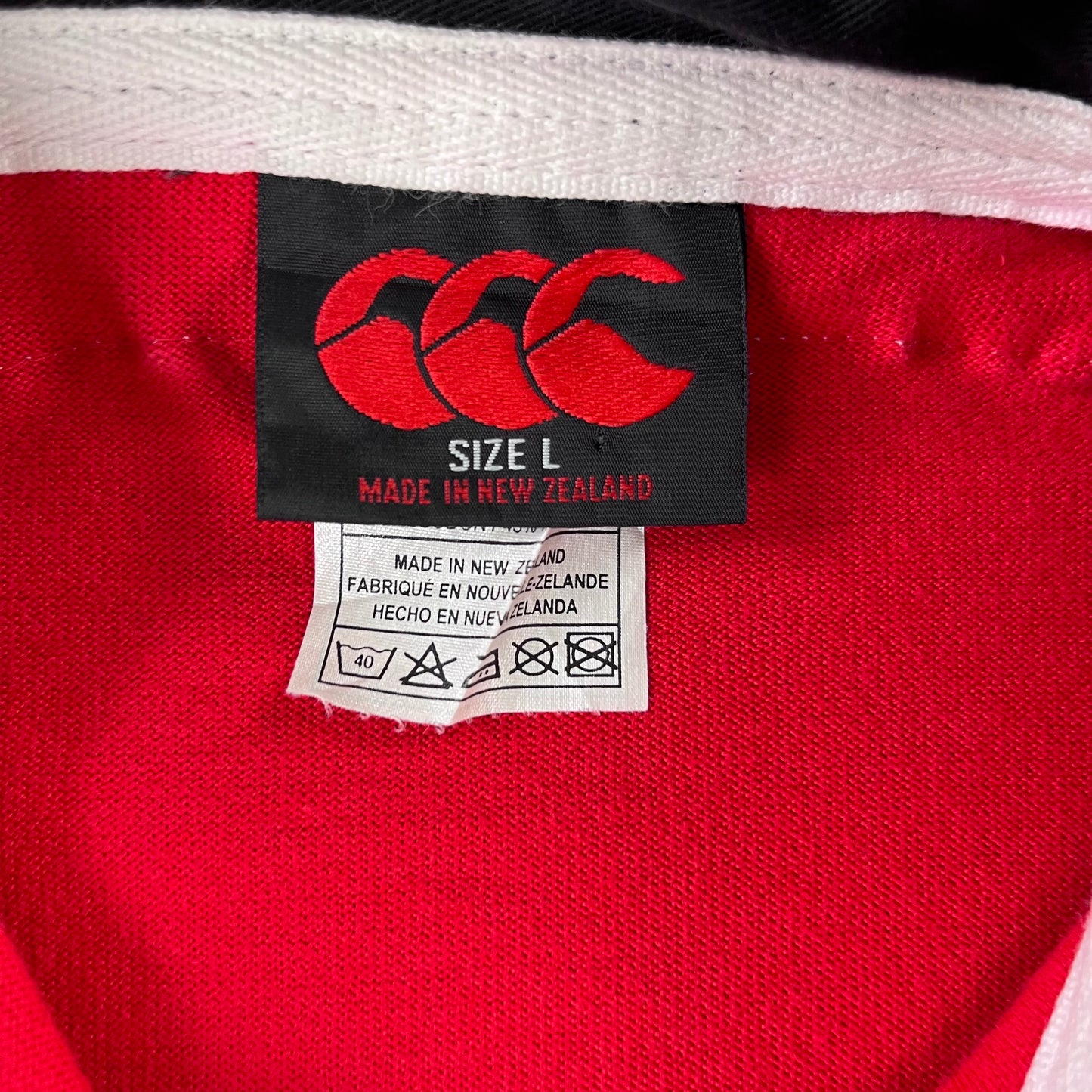 Canterbury Team Canada Rugby Polo Shirt L