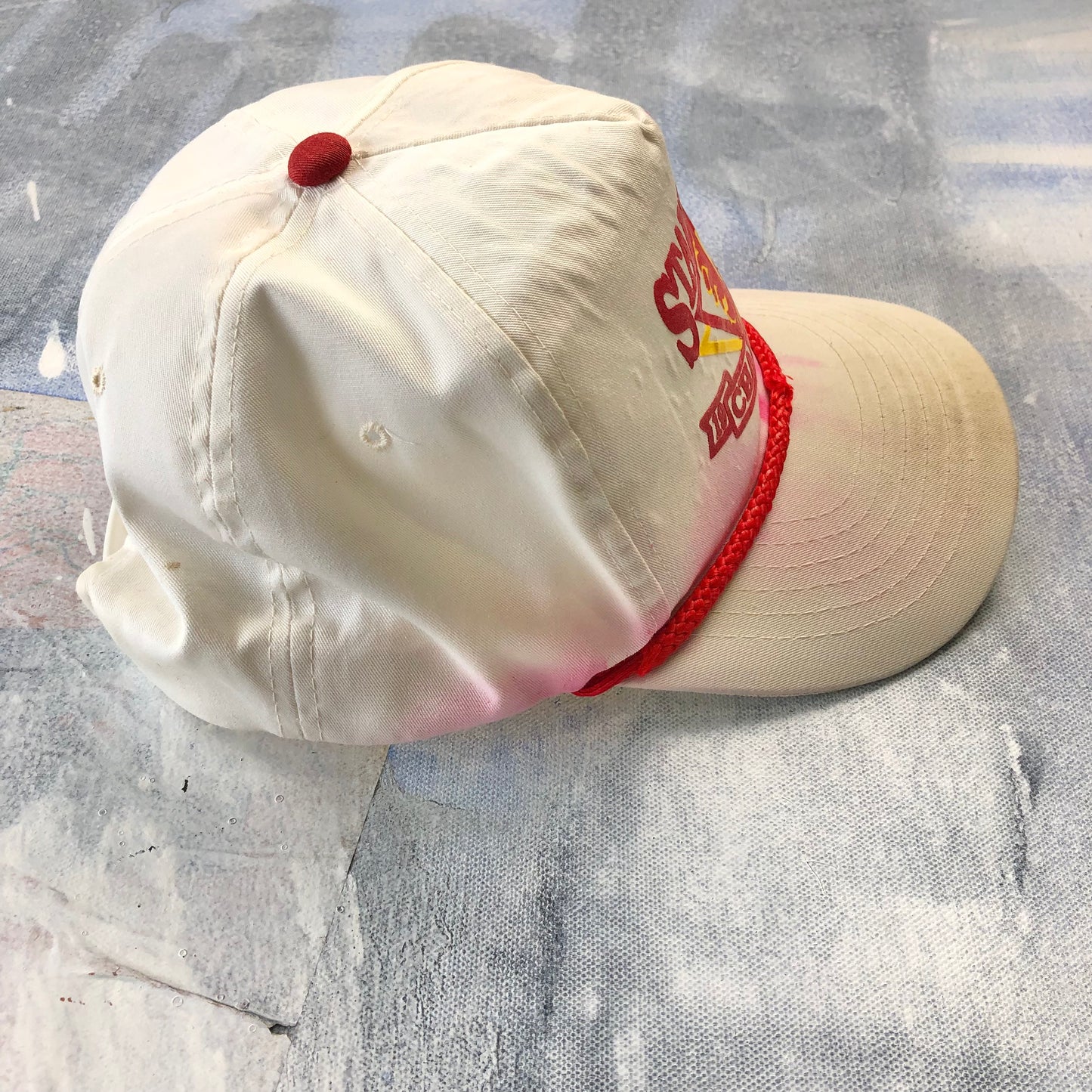 Vintage 1989 Calgary Flames Stanley Cup Champions String Snapback Hat