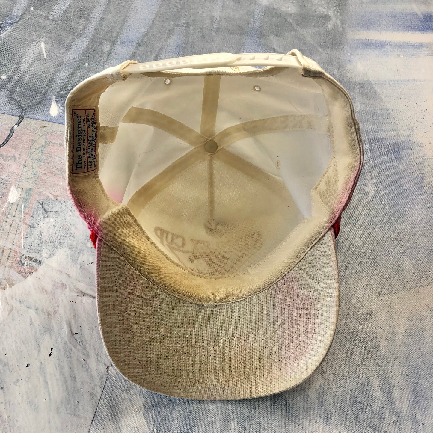 Vintage 1989 Calgary Flames Stanley Cup Champions String Snapback Hat