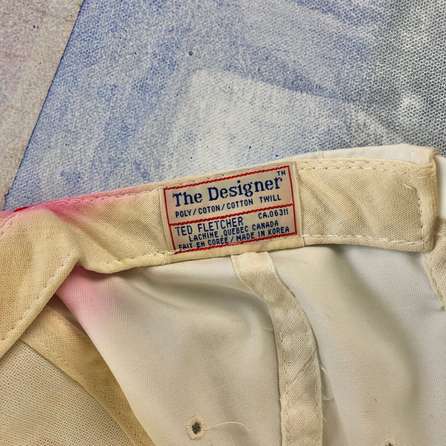 Vintage 1989 Calgary Flames Stanley Cup Champions String Snapback Hat