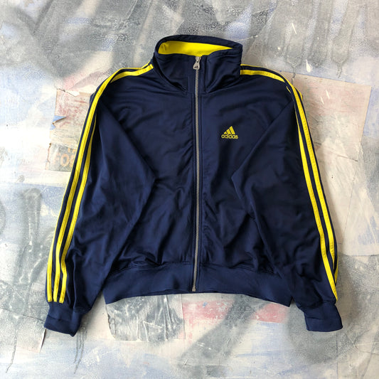 Vintage Adidas Three Stripes Zip Track Jacket M