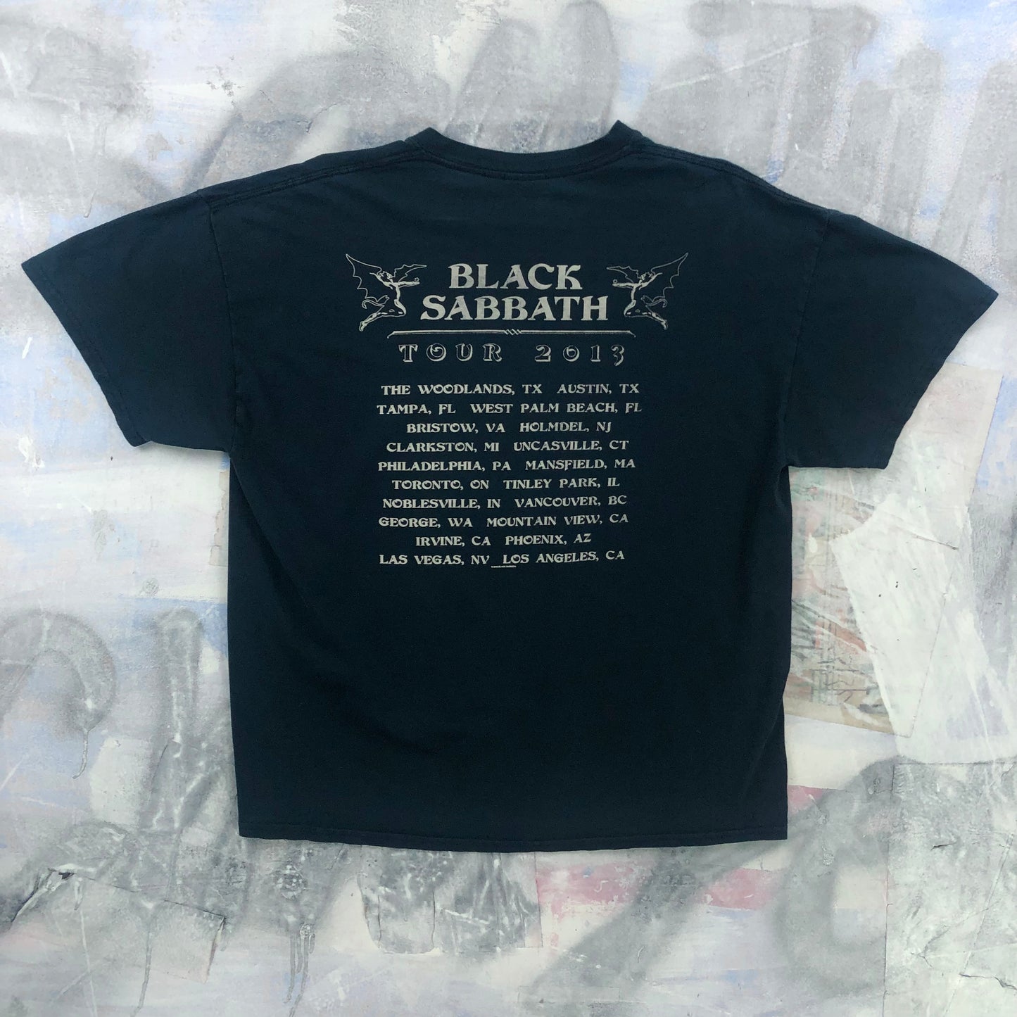Vintage Black Sabbath 2013 Tour T Shirt XL