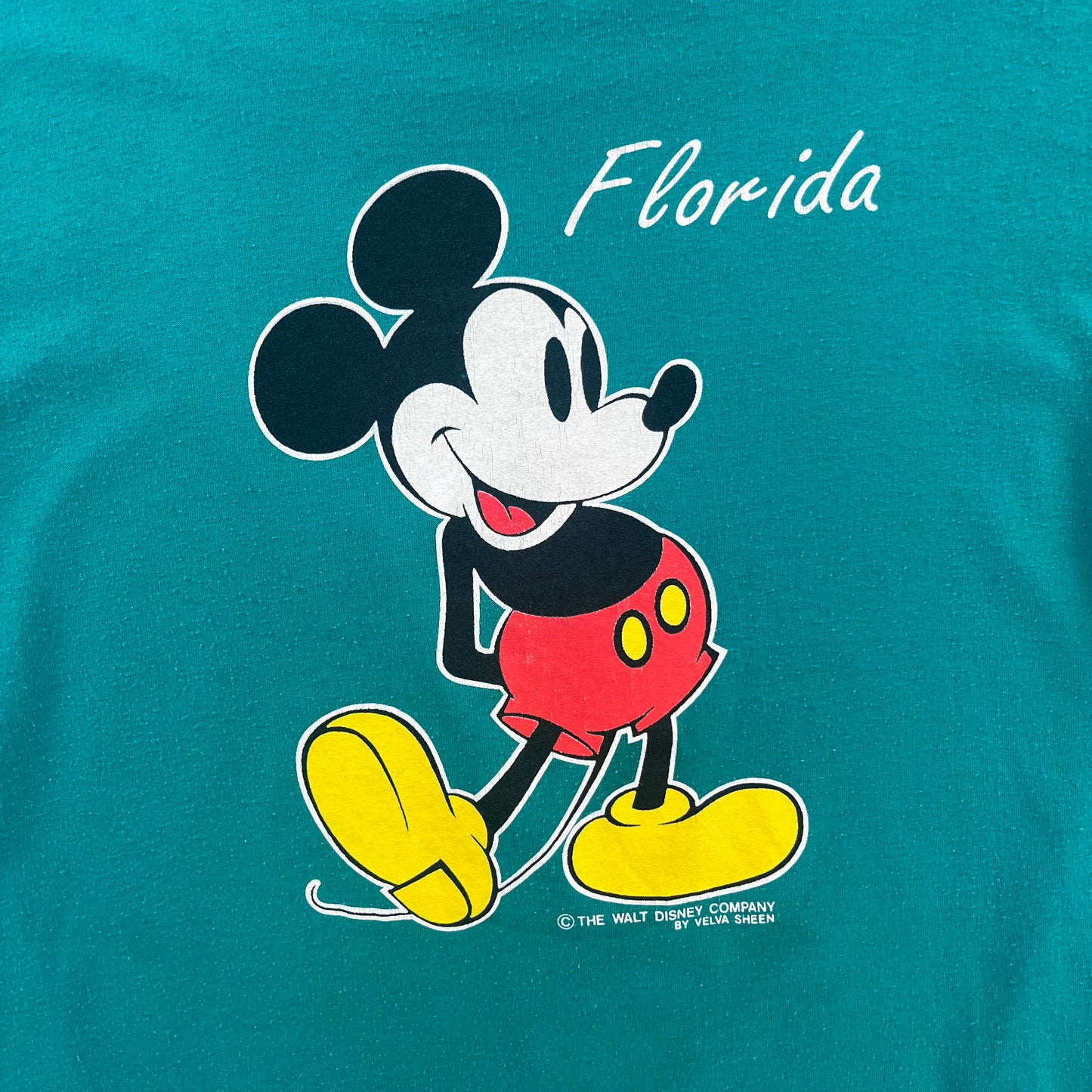 Vintage 80s USA Mickey Mouse Florida Single Stitch T Shirt XL