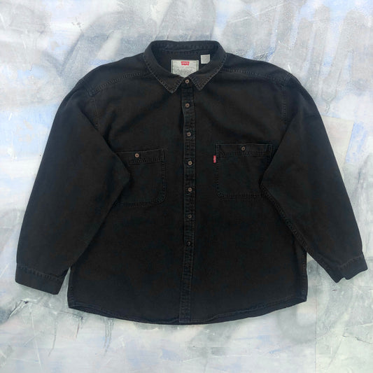 Vintage 90s Levis Denim Button Shirt XXXL