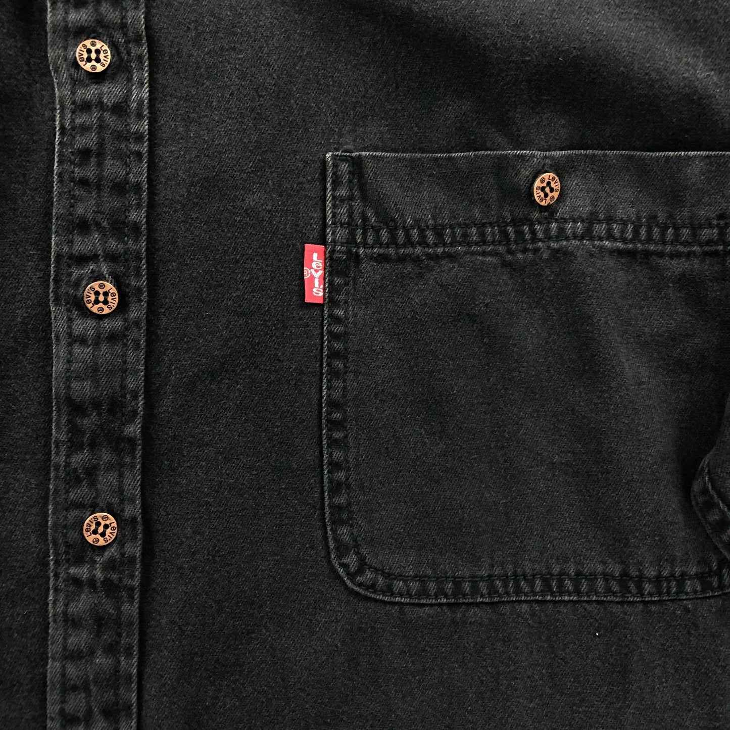 Vintage 90s Levis Denim Button Shirt XXXL