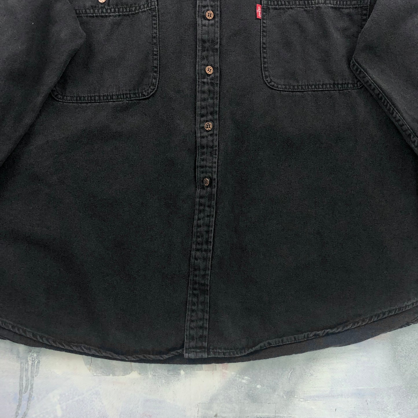 Vintage 90s Levis Denim Button Shirt XXXL