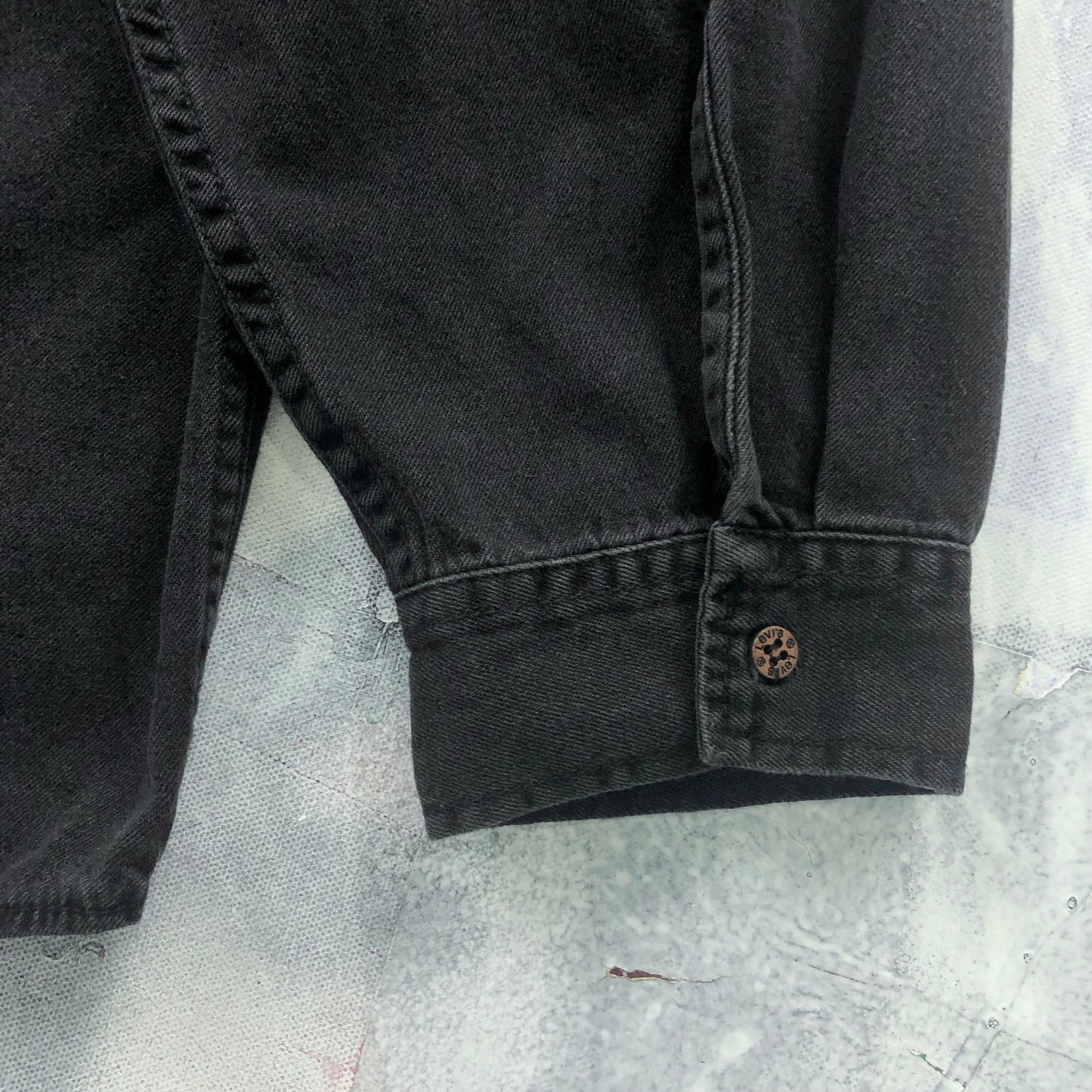Vintage 90s Levis Denim Button Shirt XXXL