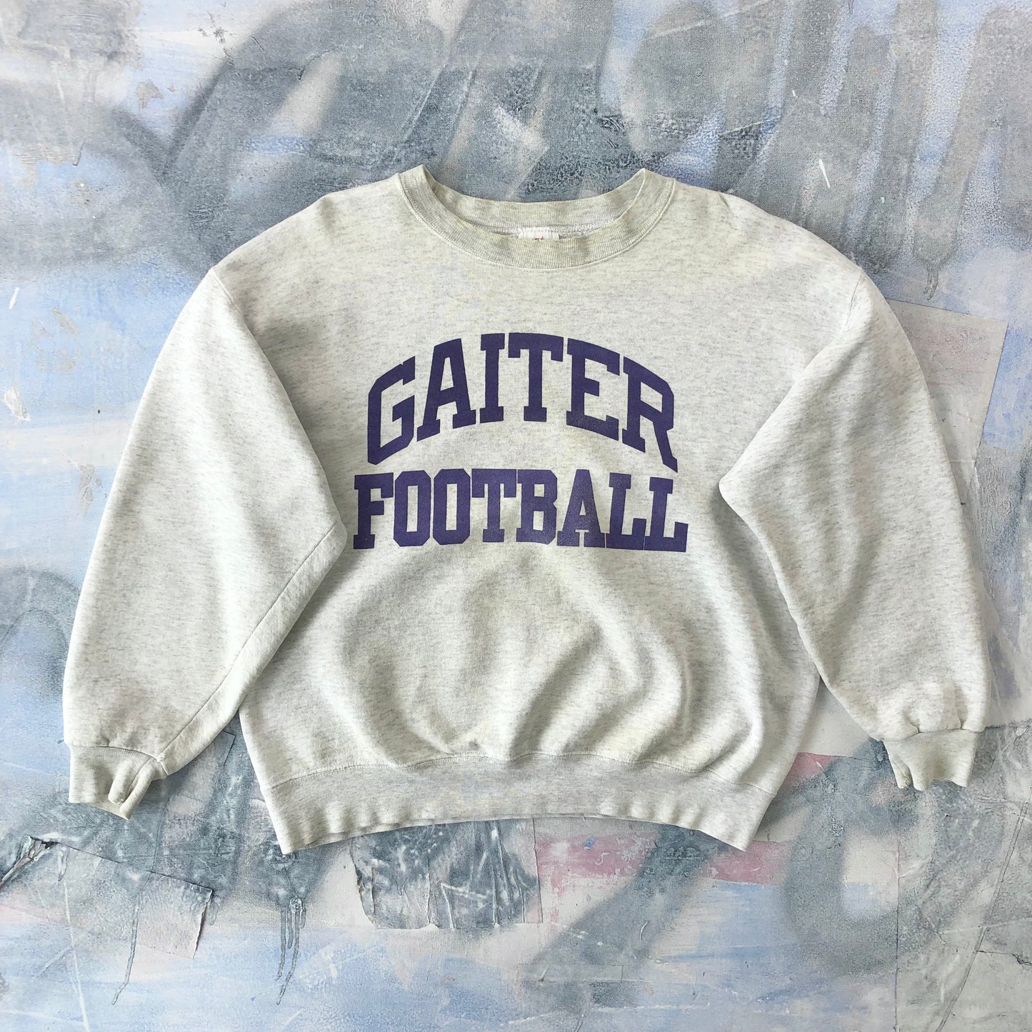Vintage 90s Bishop University Gaiter Football Crewneck Sweatshirt L