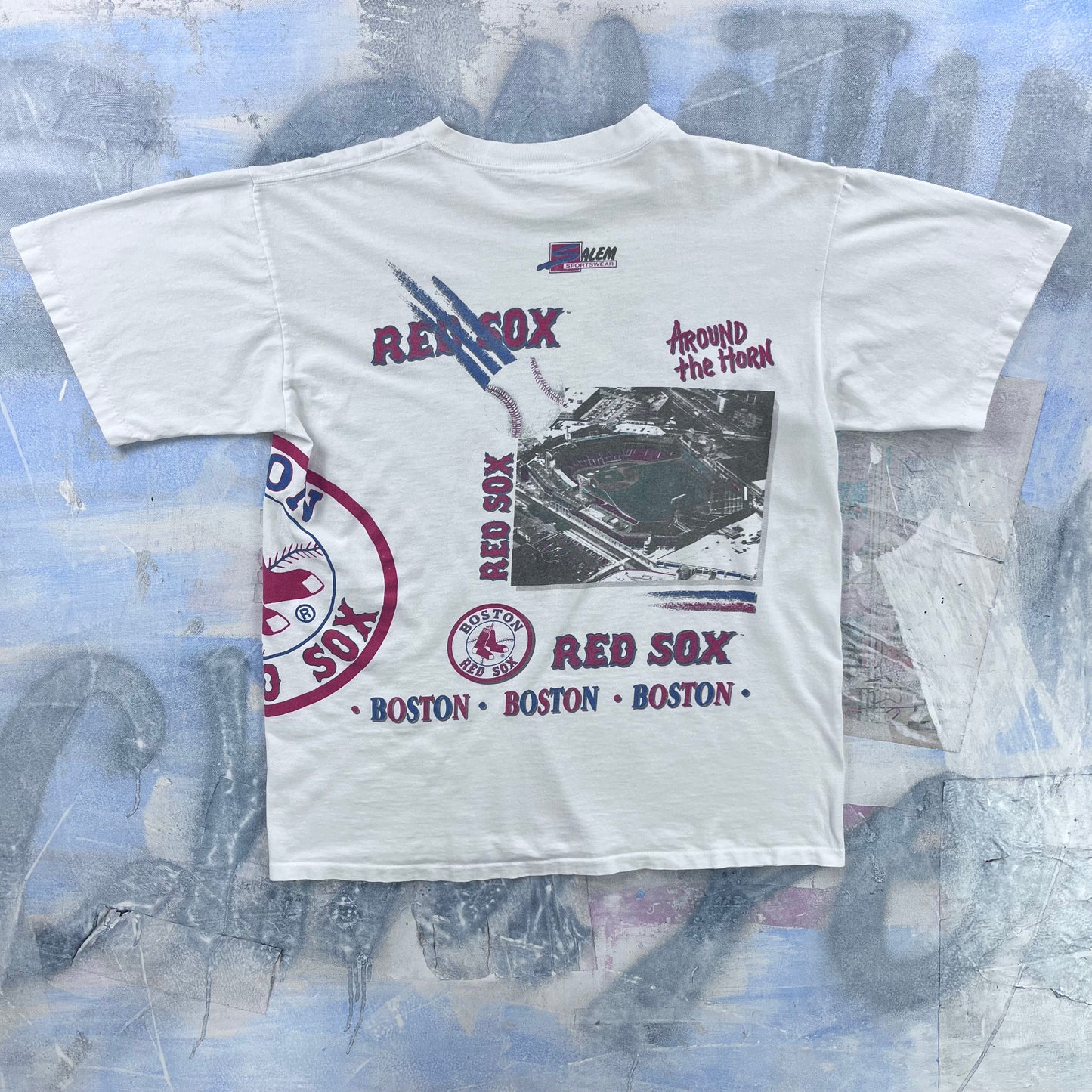 Vintage 90s USA MLB Boston Red Sox Single Stitch T Shirt XL