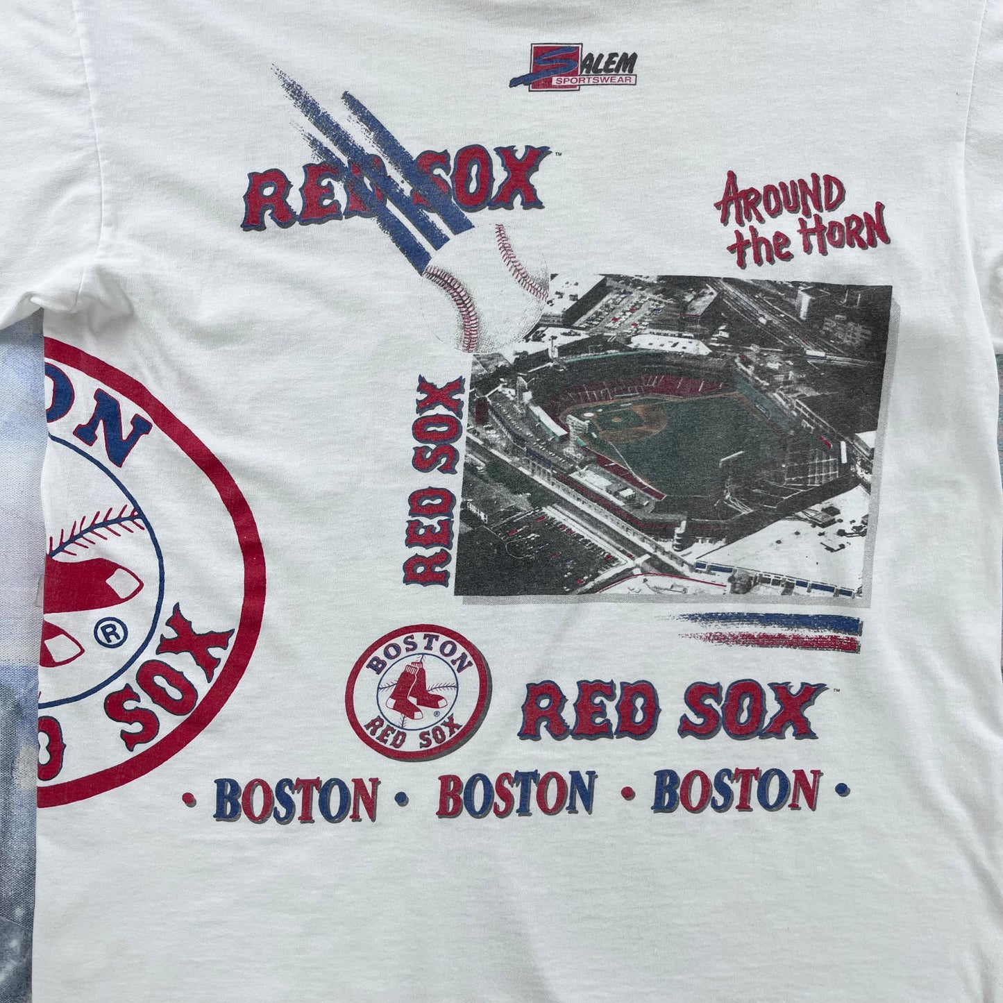 Vintage 90s USA MLB Boston Red Sox Single Stitch T Shirt XL