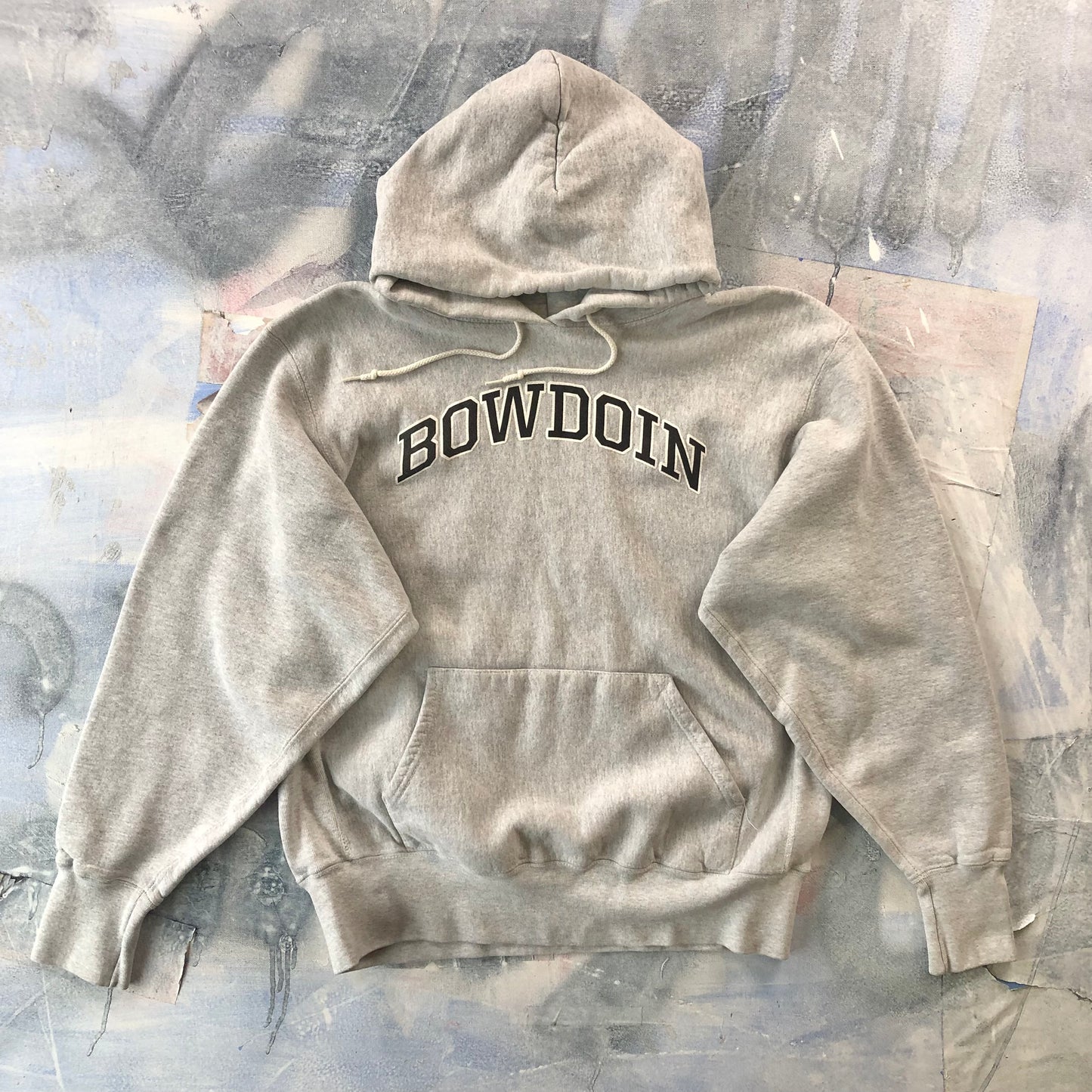 Vintage Bowdoin College Hoodie Sweatshirt M