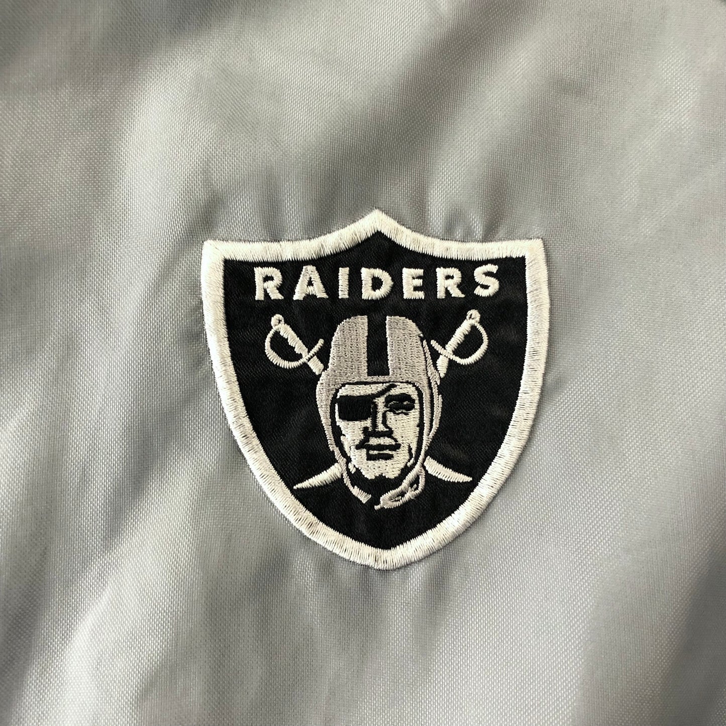 Vintage 90s G-III By Carl Banks NFL Oakland Raiders Reversible Sport Zip Jacket XXXXL