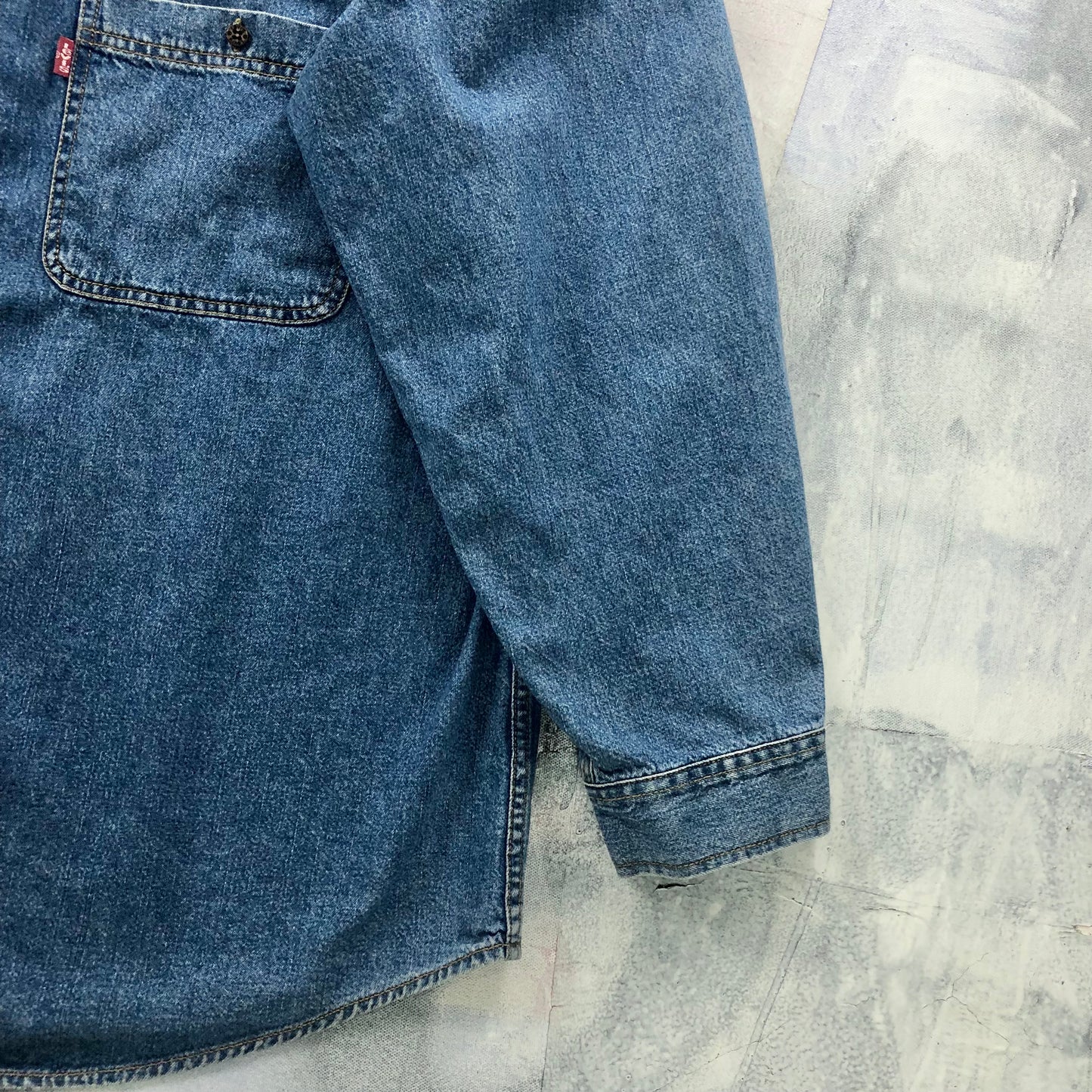 Vintage 90s Levis Denim Button Shirt XXXL