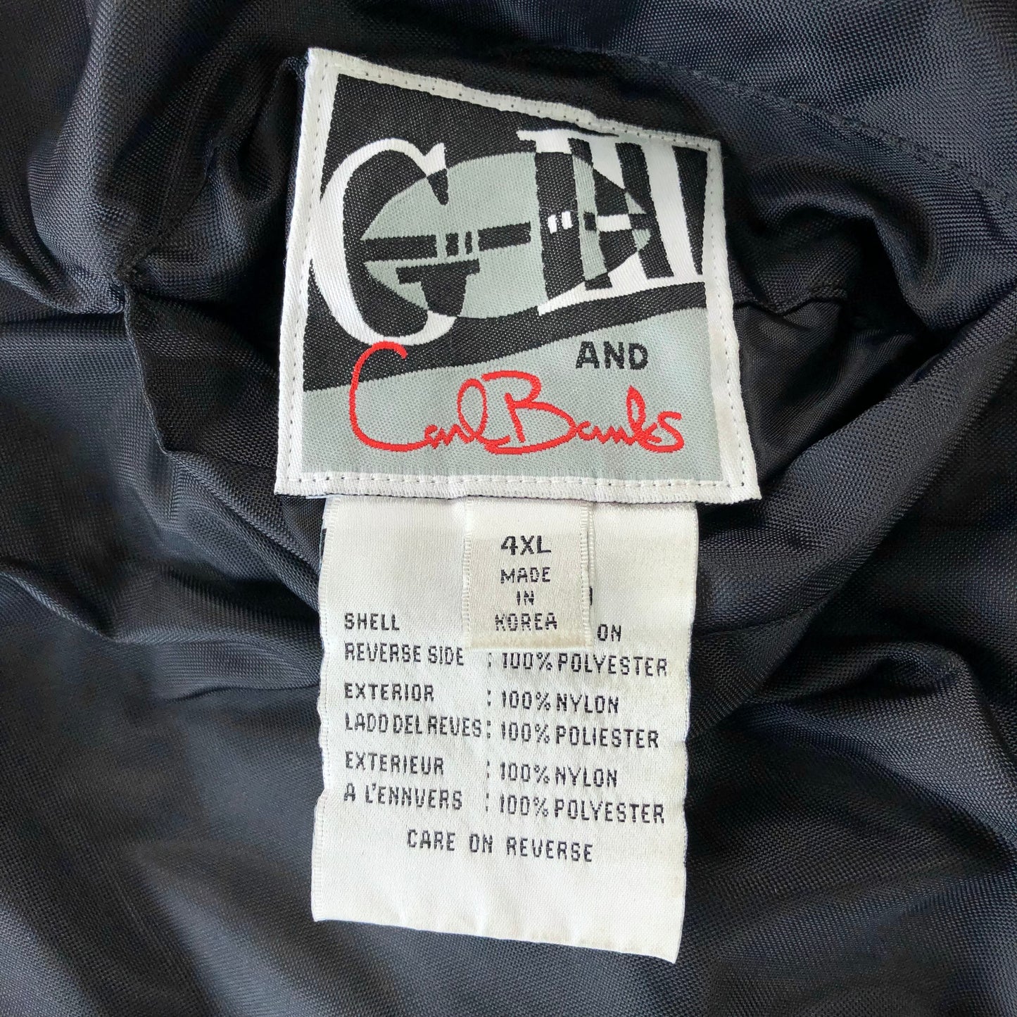 Vintage 90s G-III By Carl Banks NFL Oakland Raiders Reversible Sport Zip Jacket XXXXL