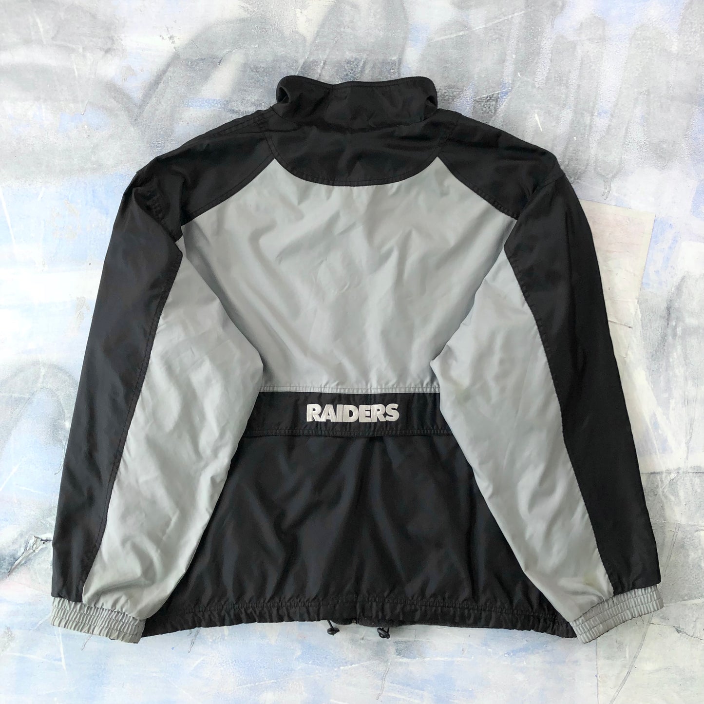 Vintage 90s G-III By Carl Banks NFL Oakland Raiders Reversible Sport Zip Jacket XXXXL