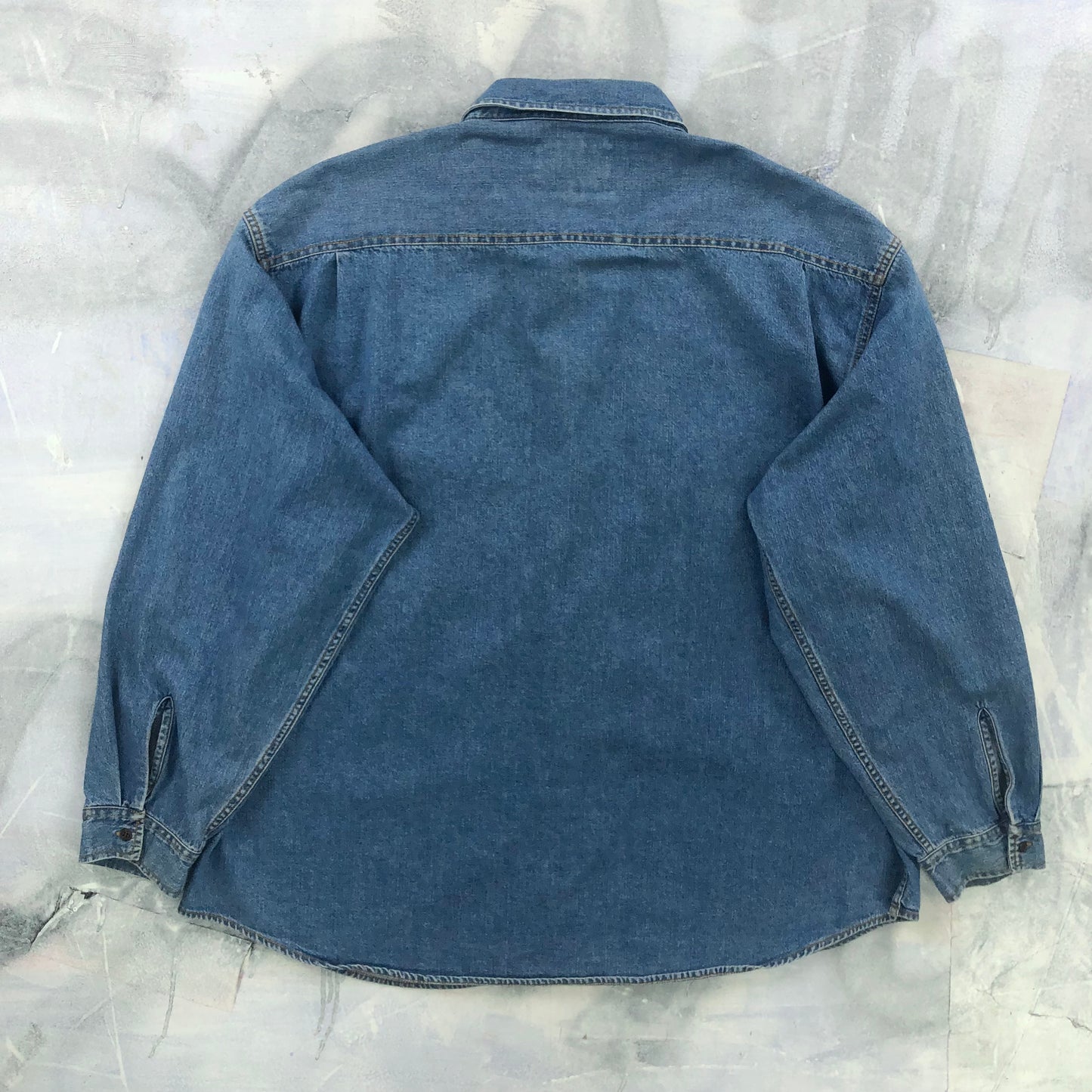 Vintage 90s Levis Denim Button Shirt XXXL
