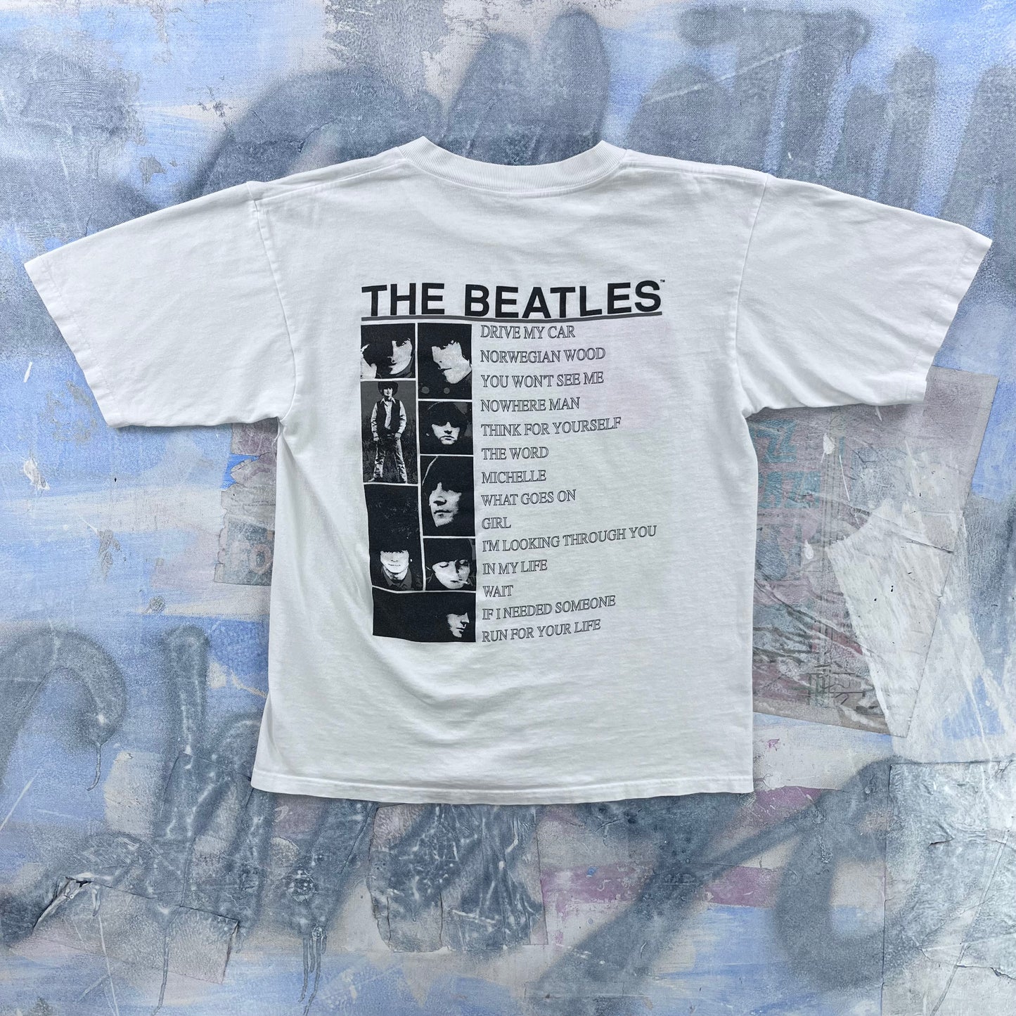 Vintage 90s USA The Beatles Rubber Soul T Shirt M