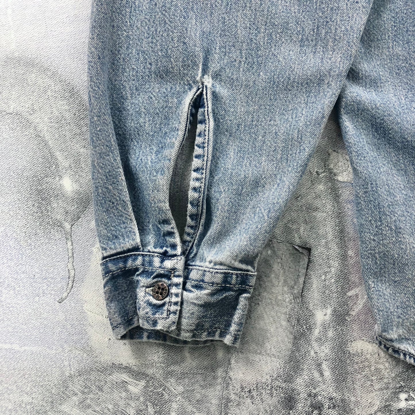 Vintage 90s Levis Denim Button Shirt S