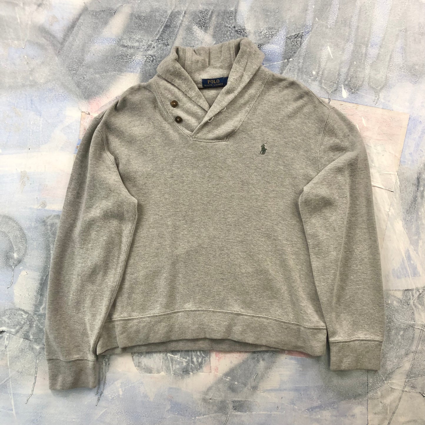 Polo Ralph Lauren Shawl Collar Sweater L