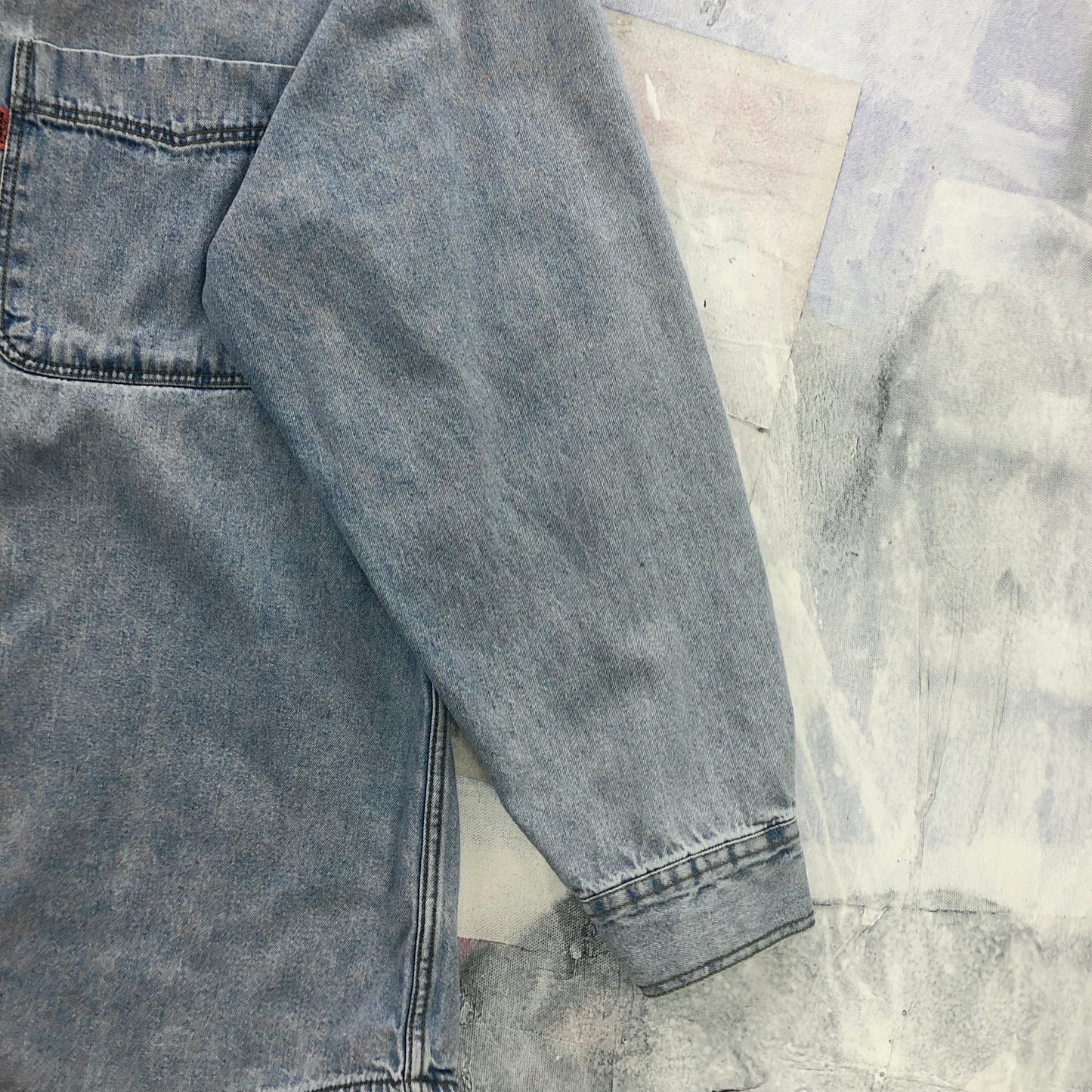 Vintage 90s Levis Orange Tag Denim Button Shirt L