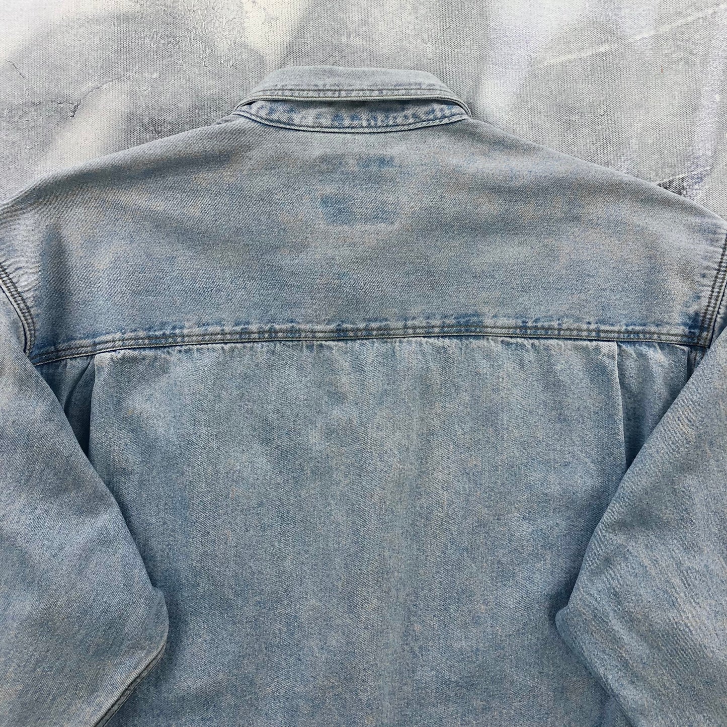 Vintage 90s Levis Orange Tag Denim Button Shirt L