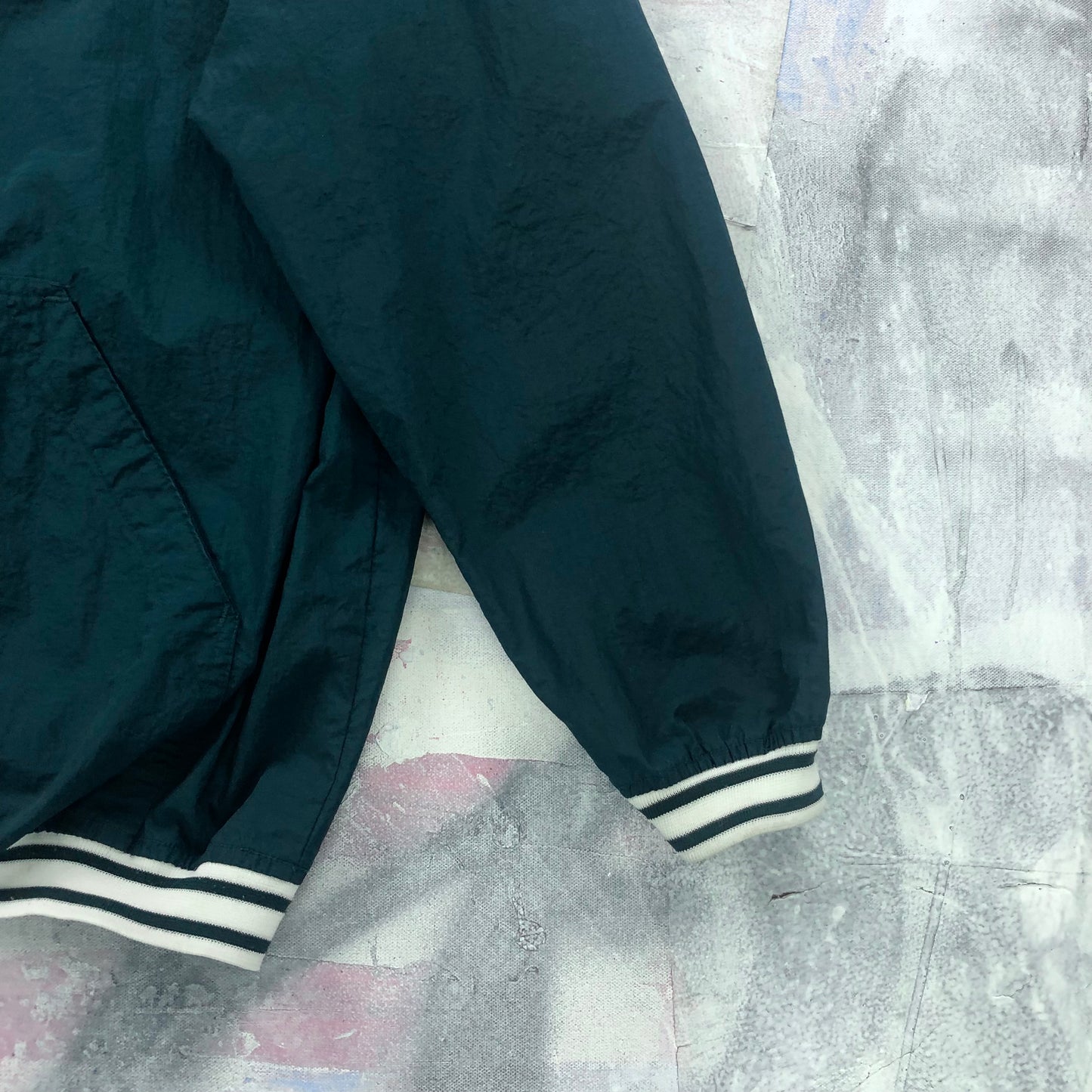 Vintage 90s Nike Swoosh Windbreaker Pullover Jacket M
