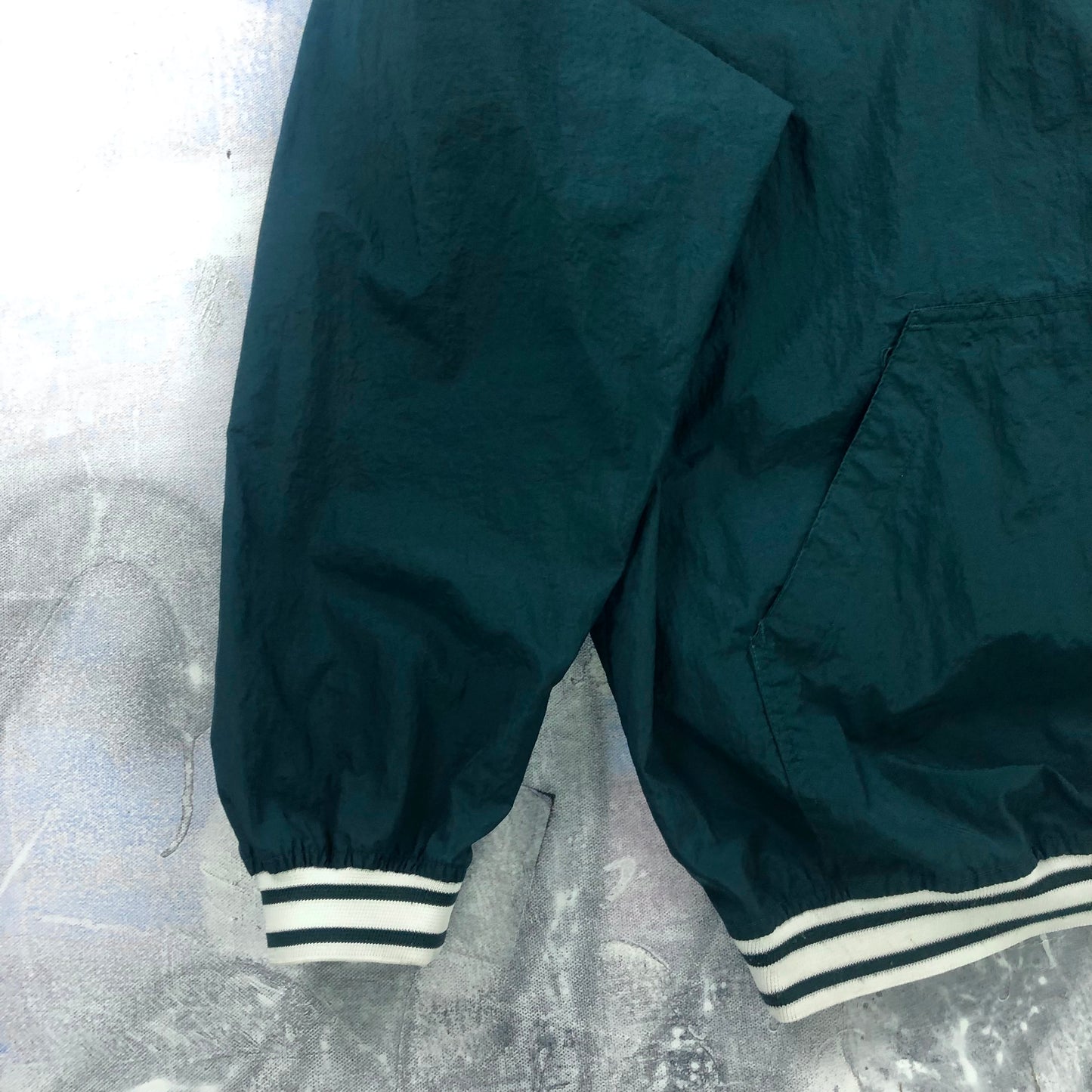 Vintage 90s Nike Swoosh Windbreaker Pullover Jacket M