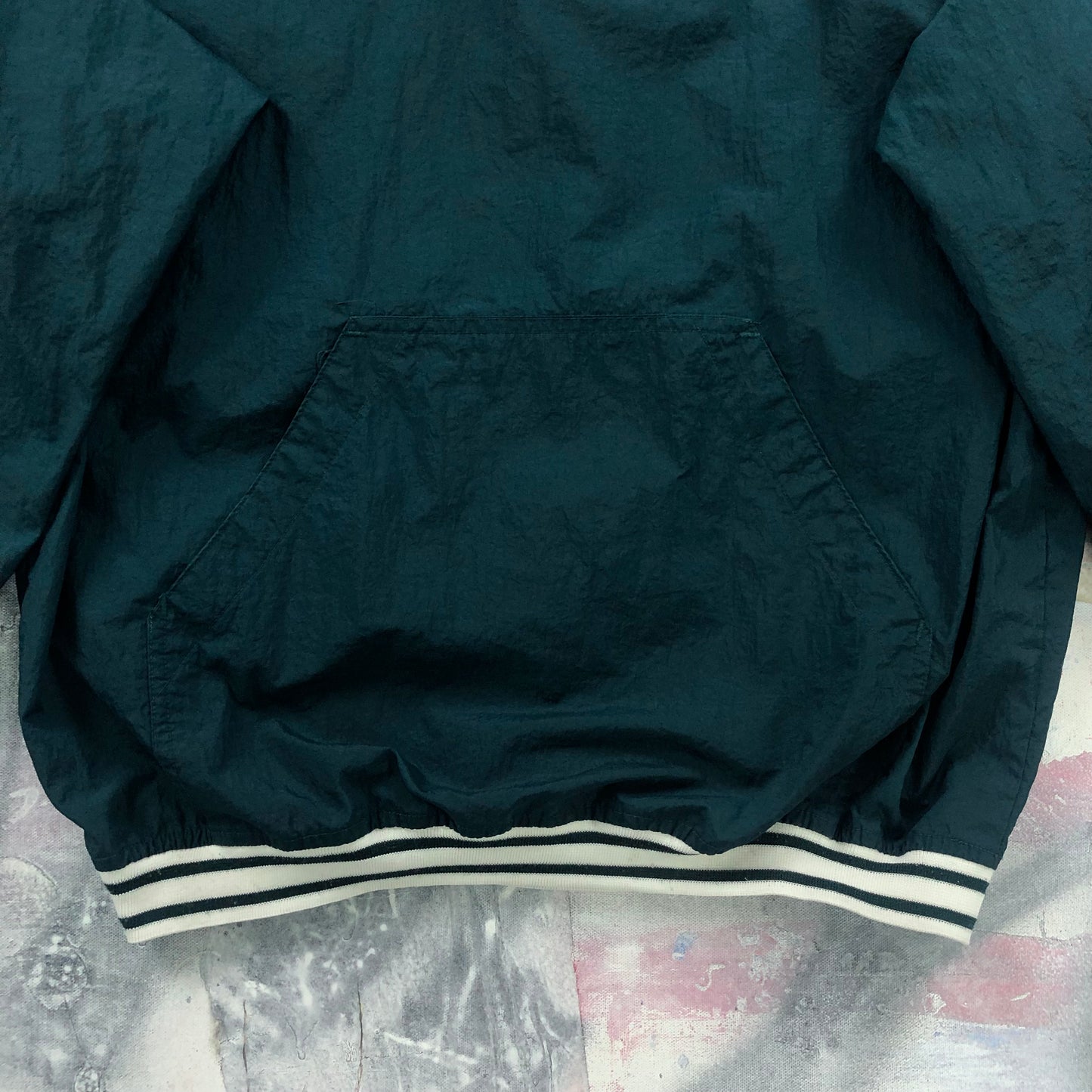 Vintage 90s Nike Swoosh Windbreaker Pullover Jacket M