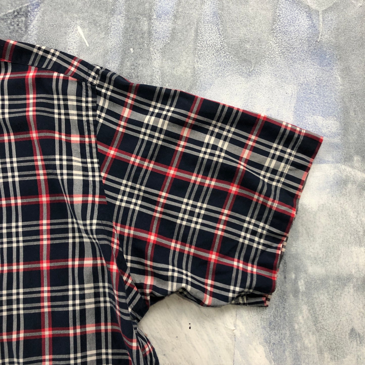 Vintage Polo Ralph Lauren Blake Plaid Button Short Sleeve Shirt XL