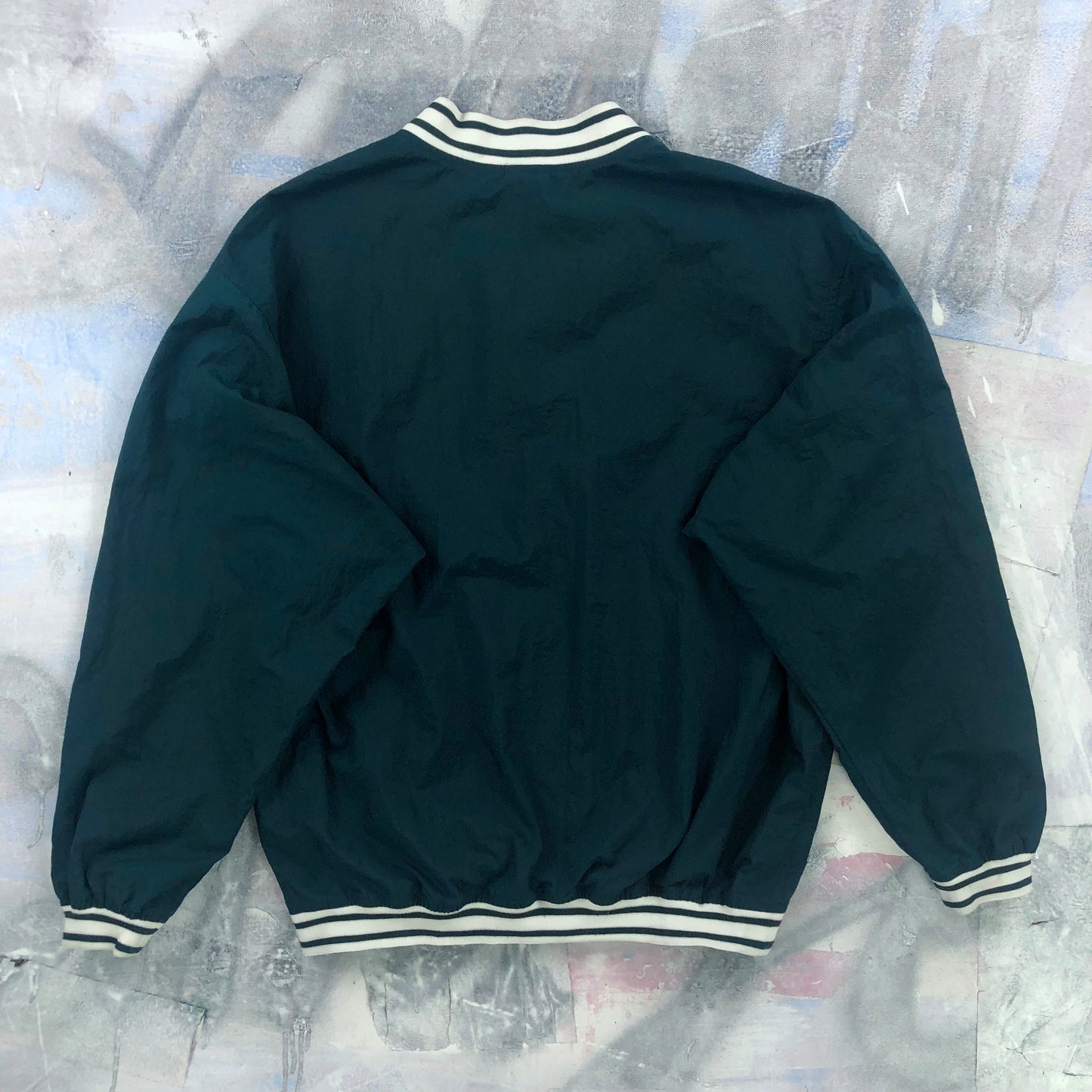 Vintage 90s Nike Swoosh Windbreaker Pullover Jacket M