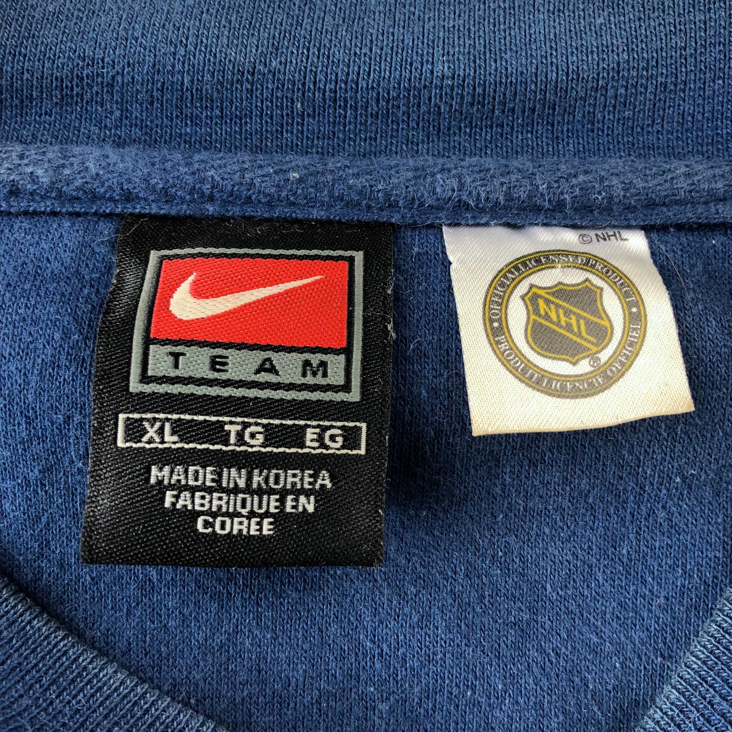 Vintage Nike Team NHL Toronto Maple Leafs Heavyweight Crewneck Sweatshirt XL