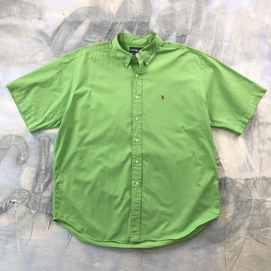 Vintage Polo Ralph Lauren Blake Button Short Sleeve Shirt XL