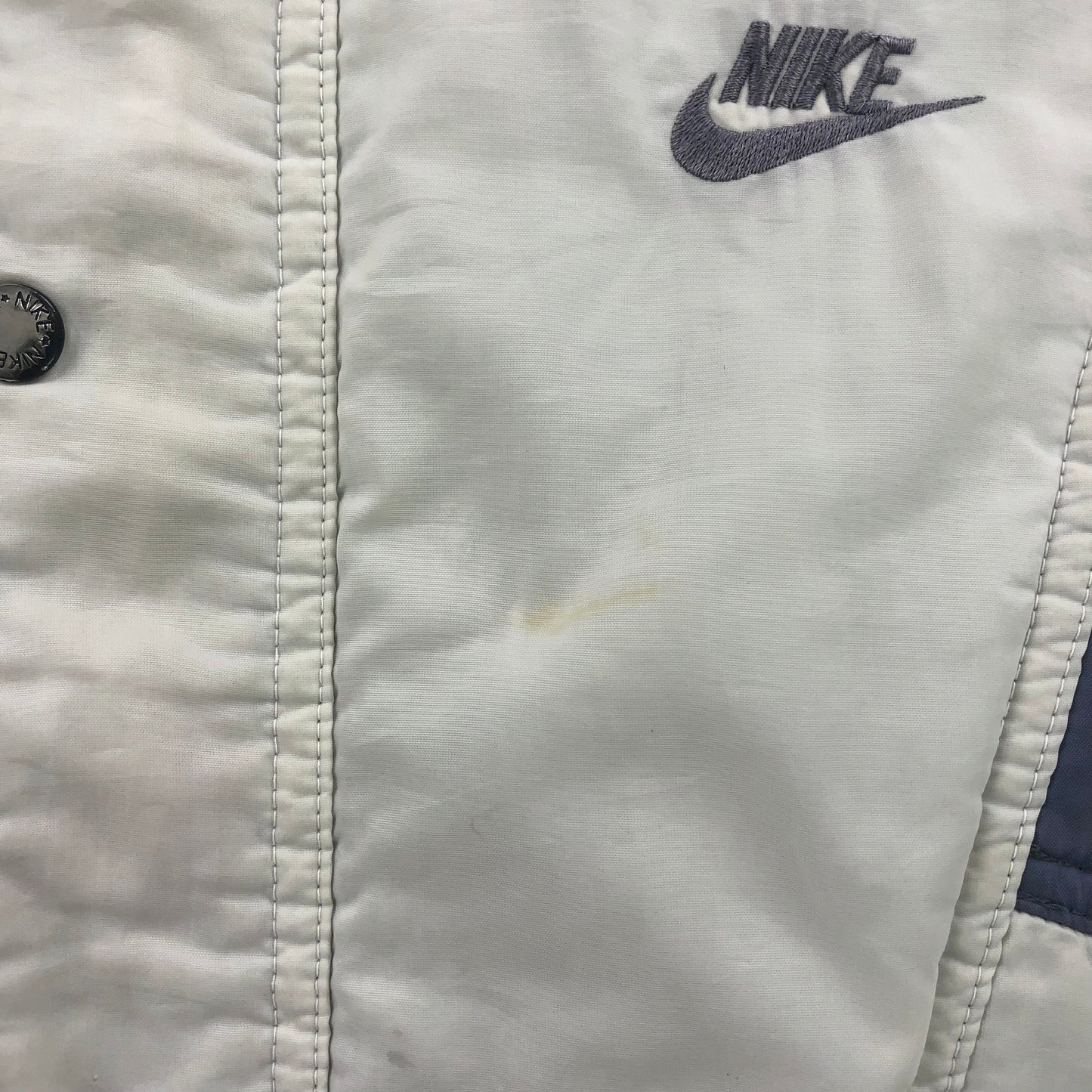 Vintage 80s Nike Korea International Fleece Lined Zip Sport Jacket L