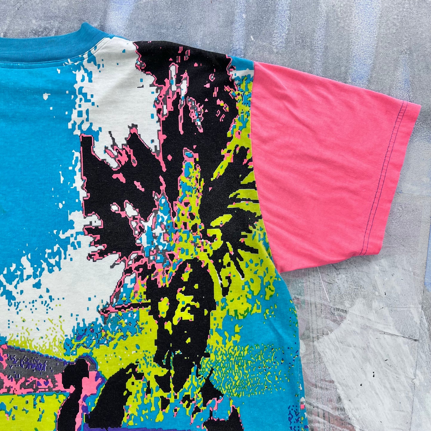 Vintage 80s Body Glove Surfers AOP T Shirt M