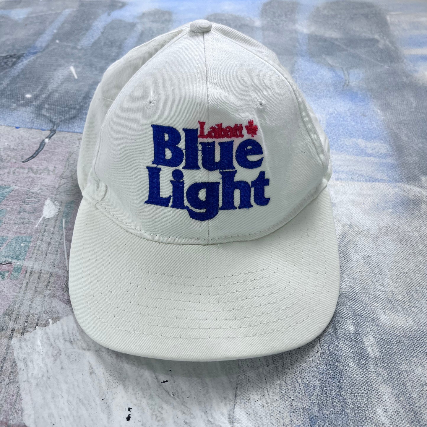 Vintage 90s Labatt Bud Light Beer Snapback Hat