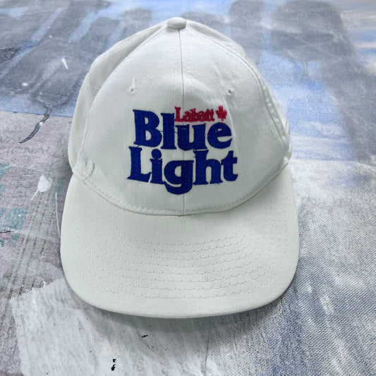 Vintage 90s Labatt Bud Light Beer Snapback Hat