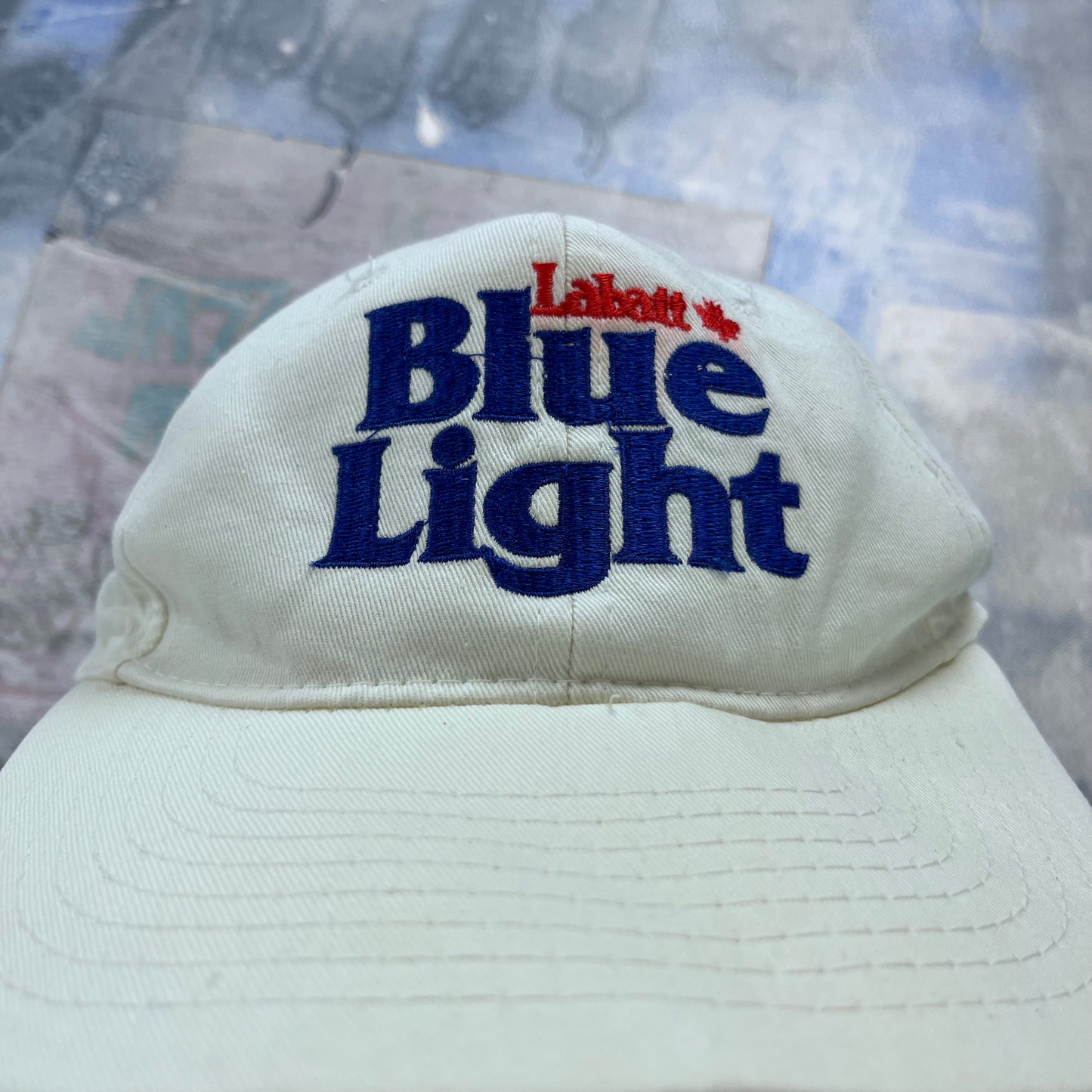 Vintage 90s Labatt Bud Light Beer Snapback Hat