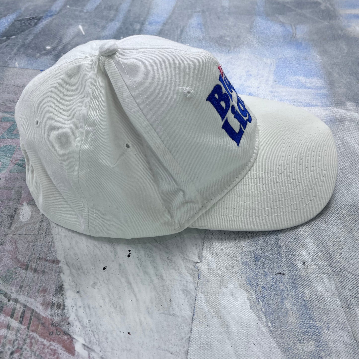 Vintage 90s Labatt Bud Light Beer Snapback Hat