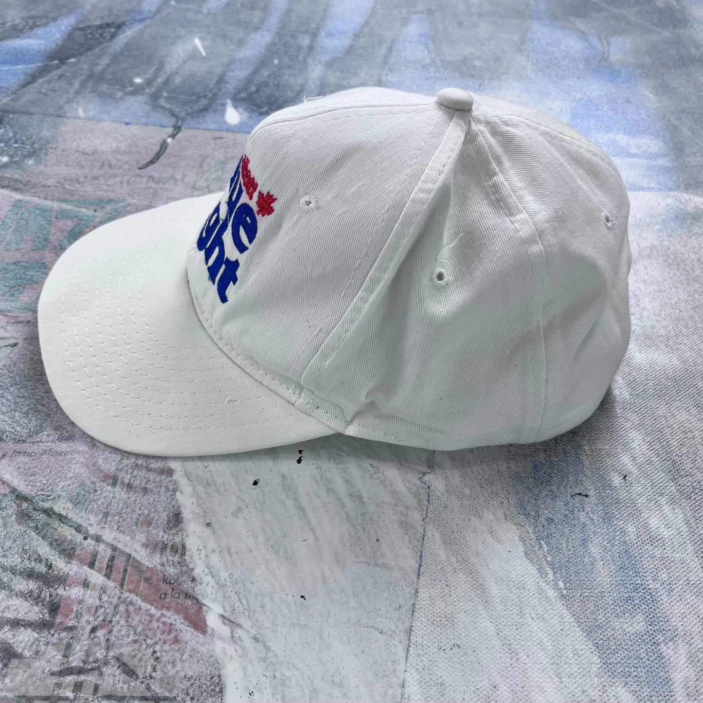 Vintage 90s Labatt Bud Light Beer Snapback Hat